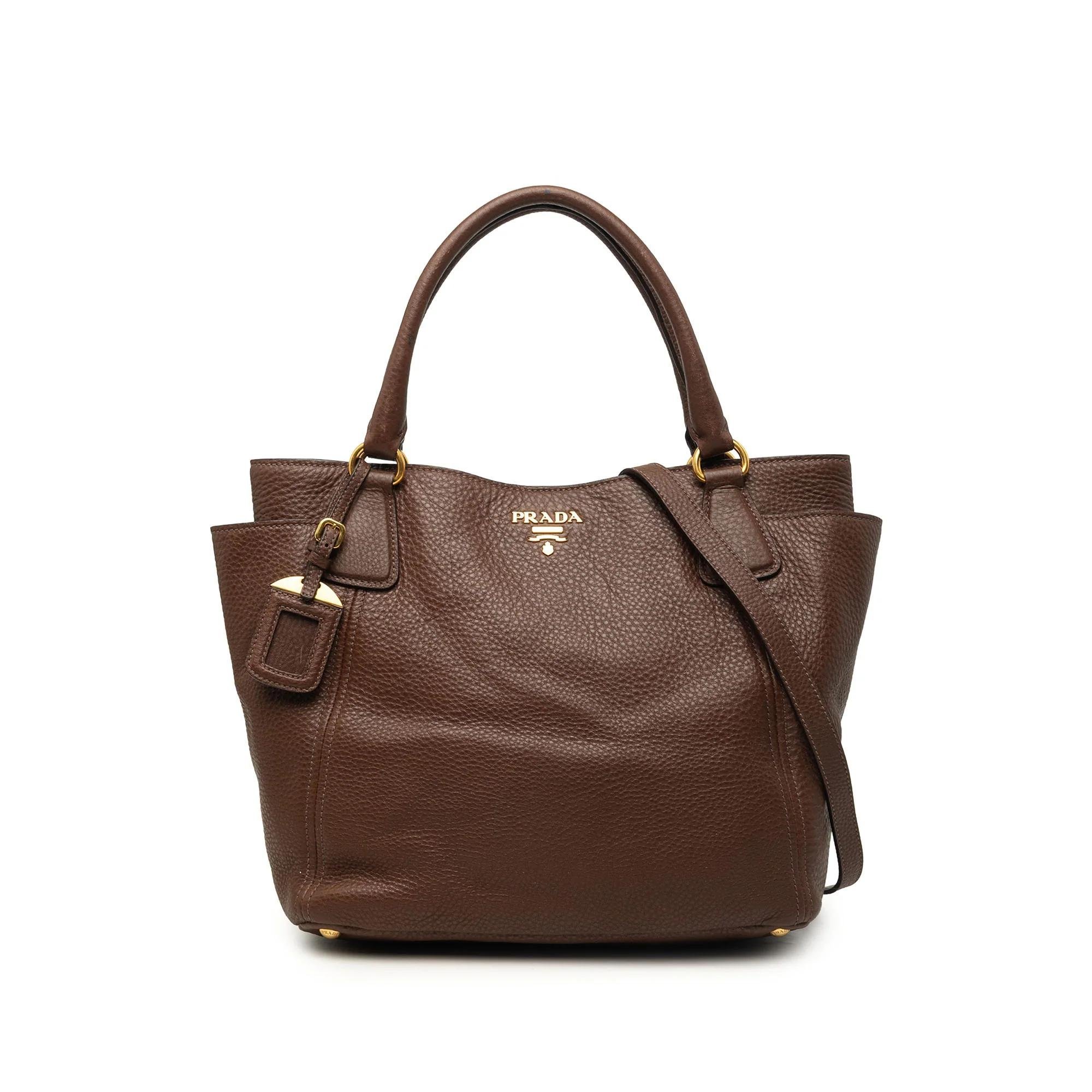 Prada Pocket leather satchel