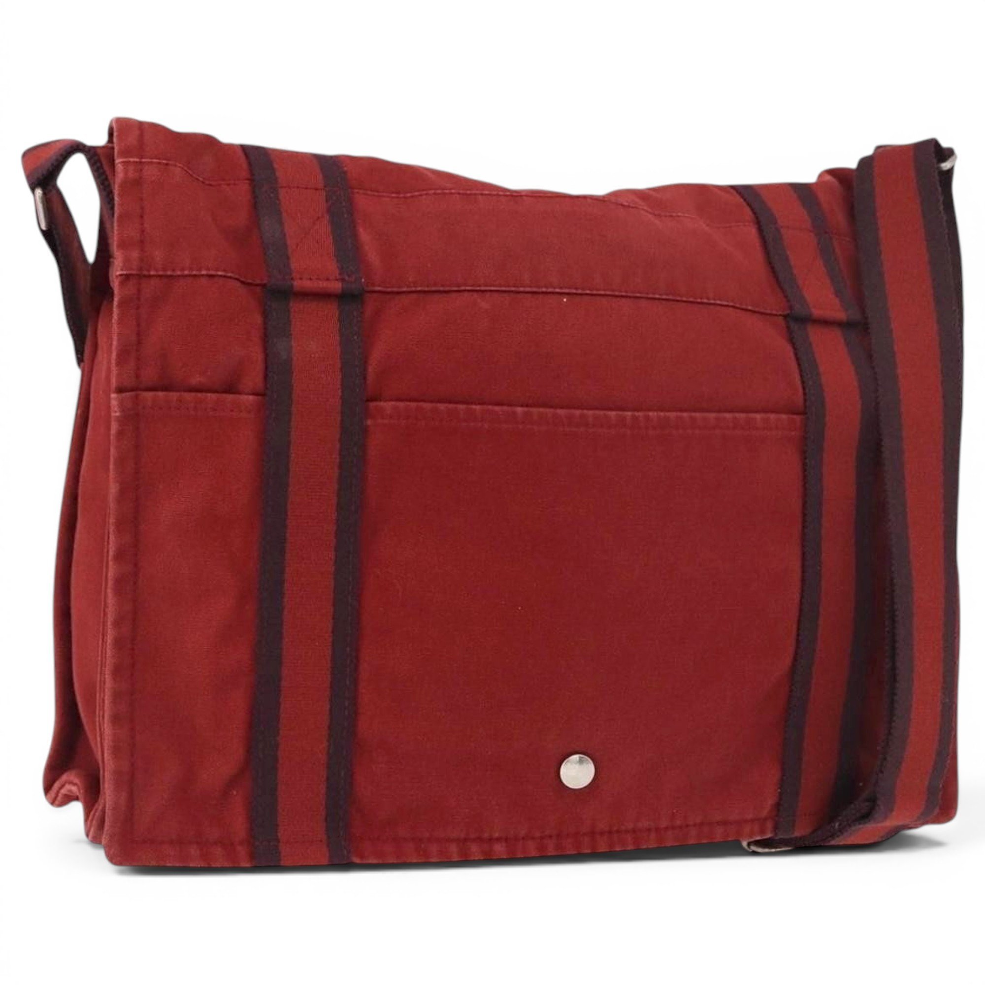 H leather handbag