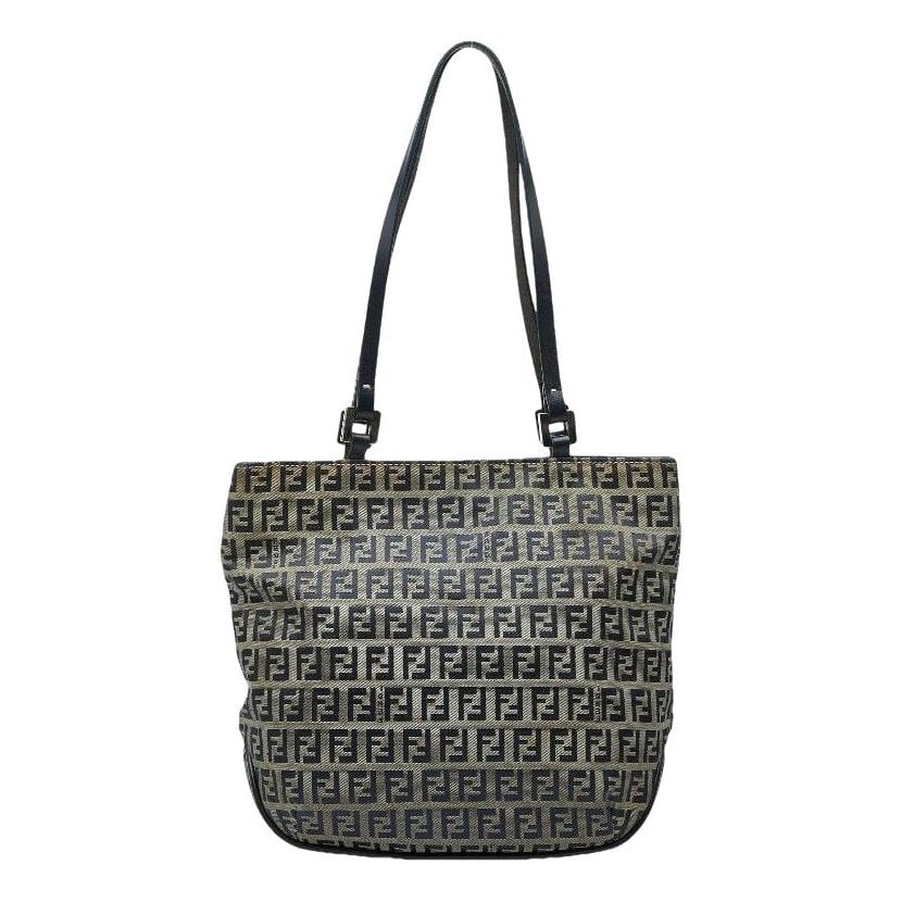 Pocket leather handbag