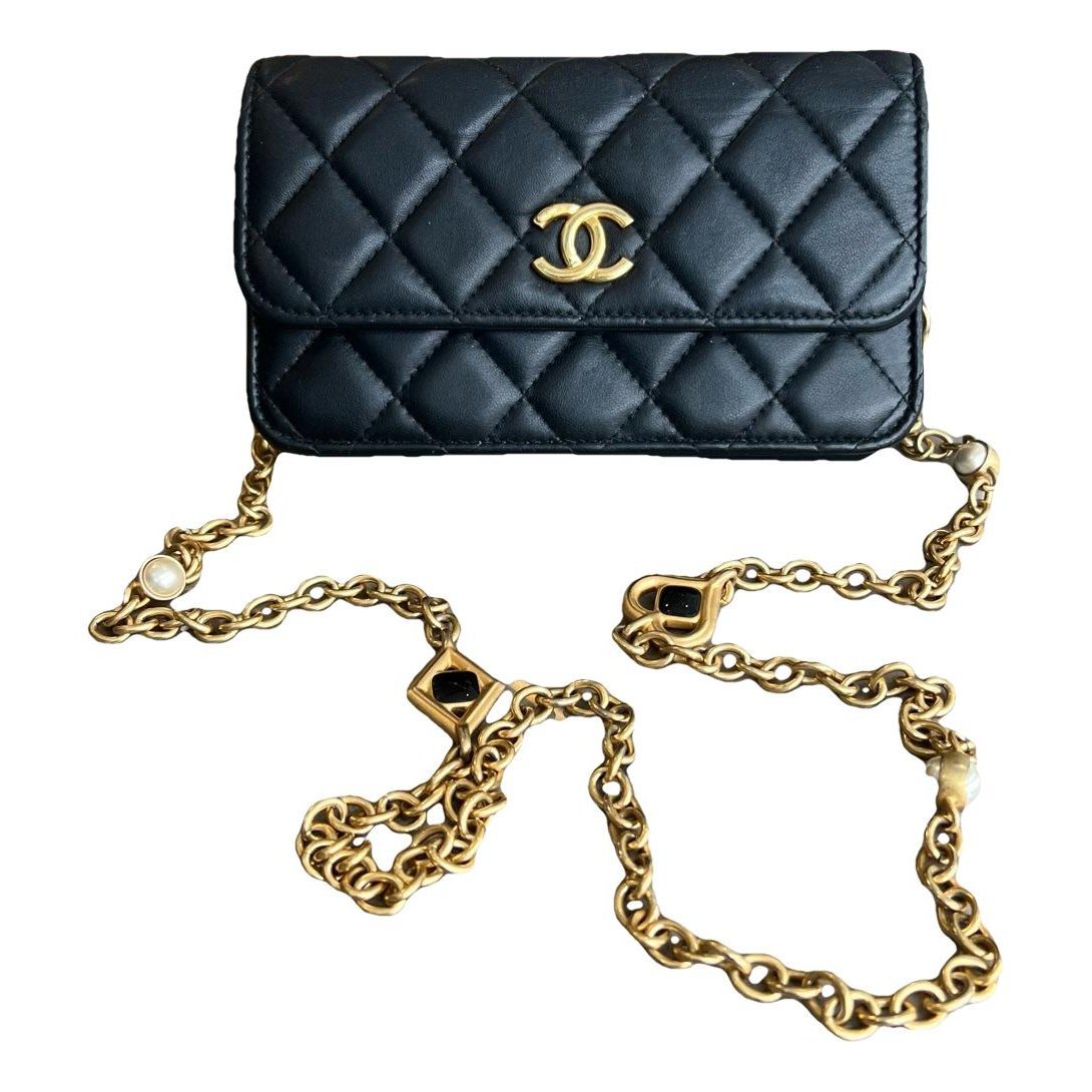 Wallet On Chain Timeless/Classique leather handbag