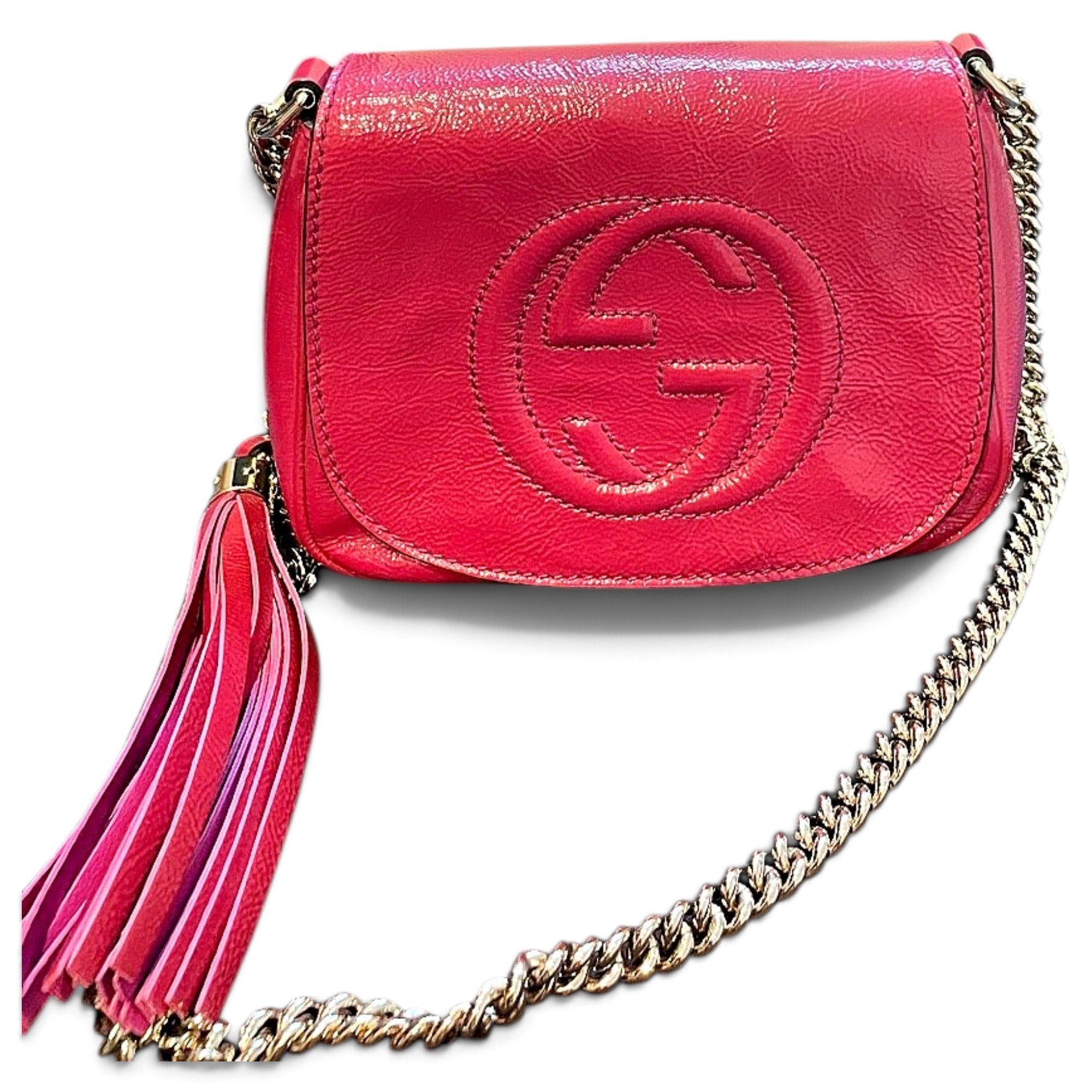 Soho Flap patent leather crossbody bag