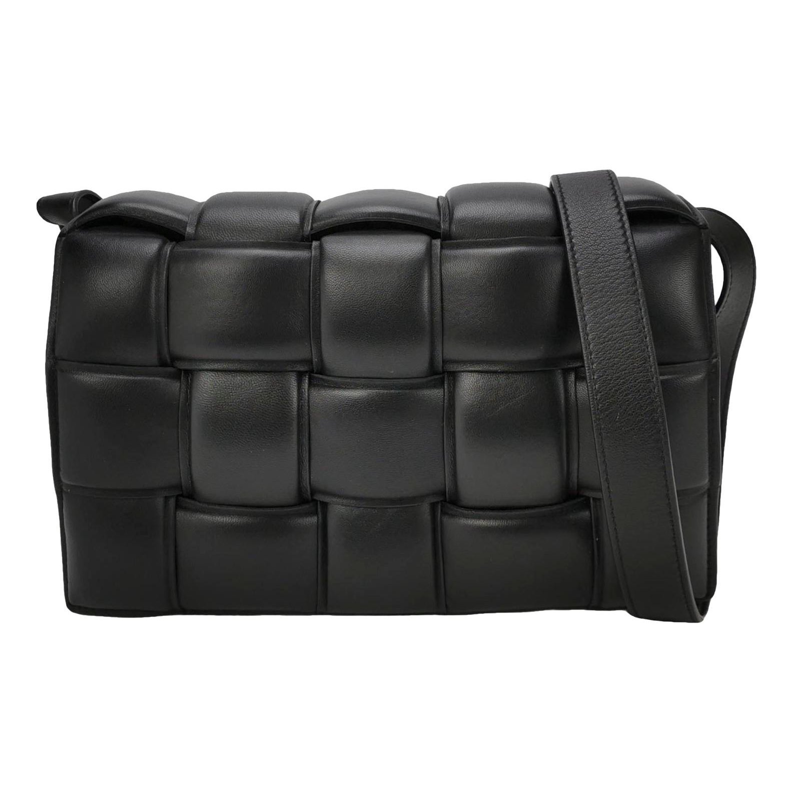 Cassette leather handbag
