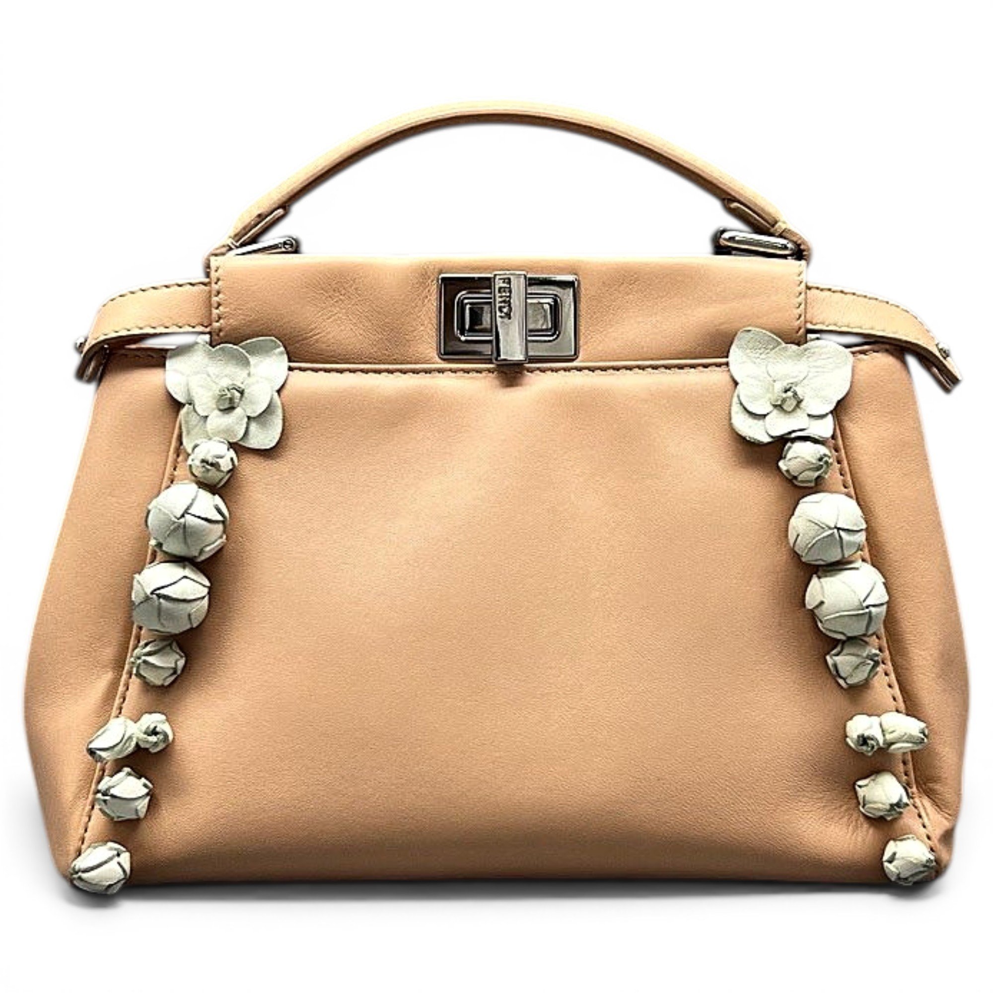 Peekaboo leather handbag