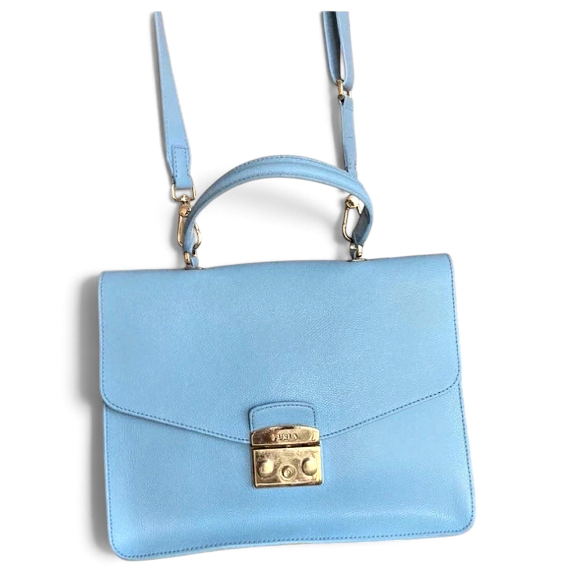 Metropolis leather satchel
