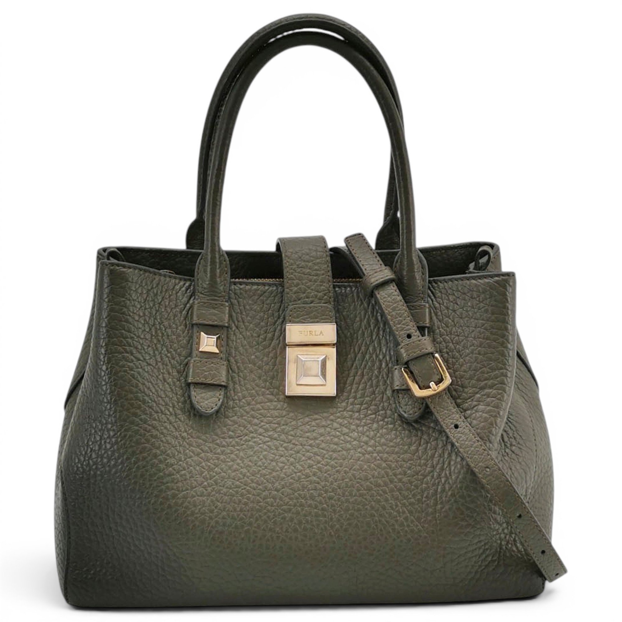 Leather handbag