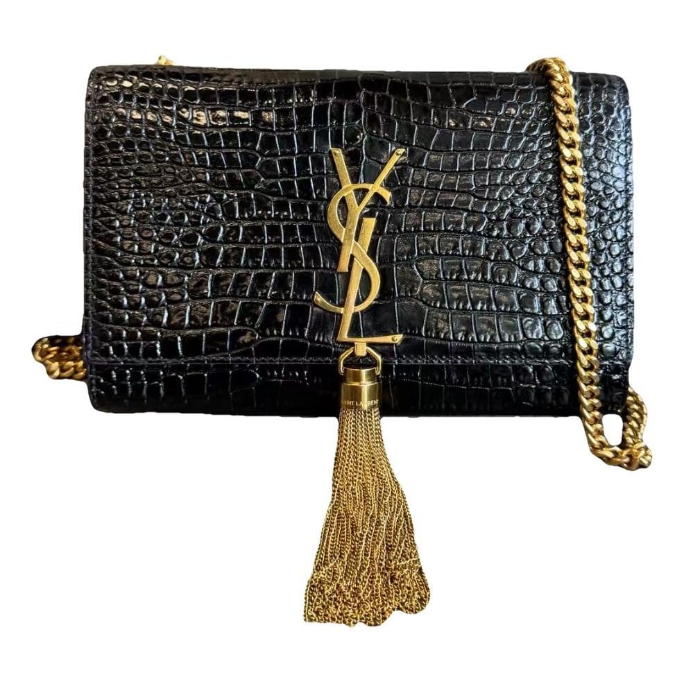 Pompom Kate leather handbag