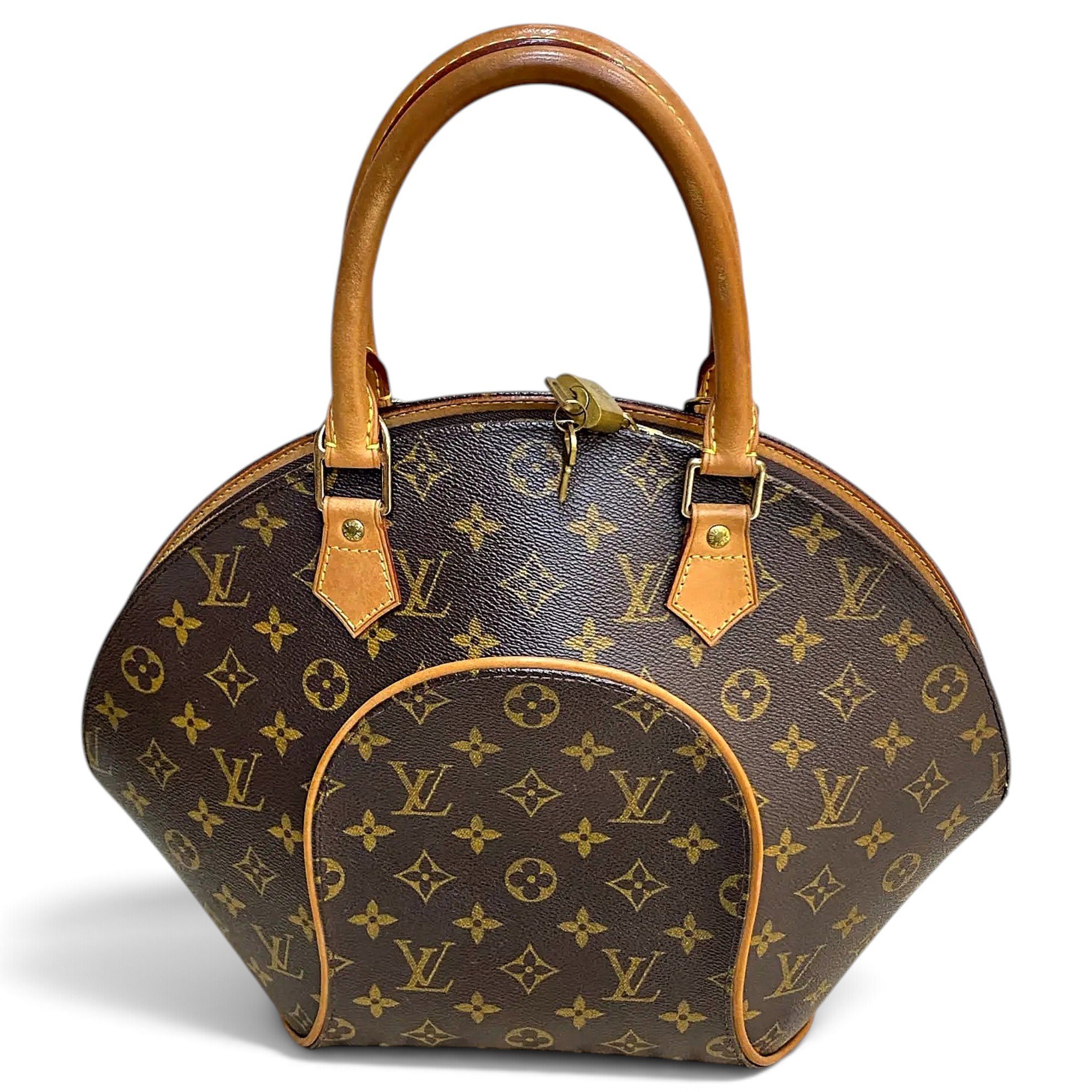 Ellipse vinyl handbag