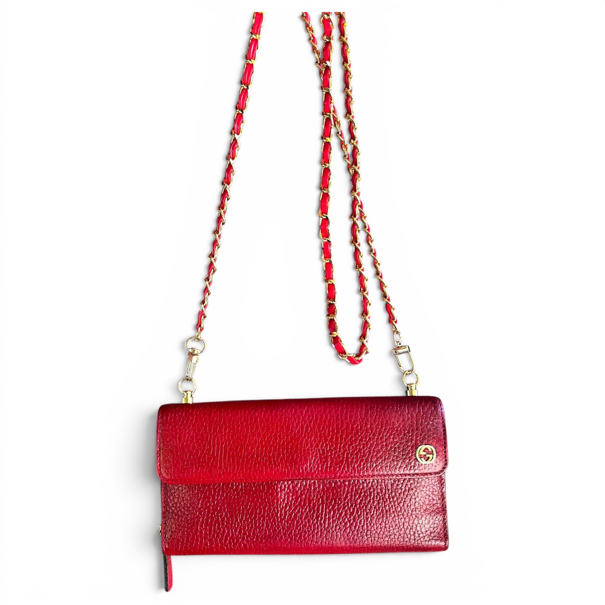 Leather crossbody bag