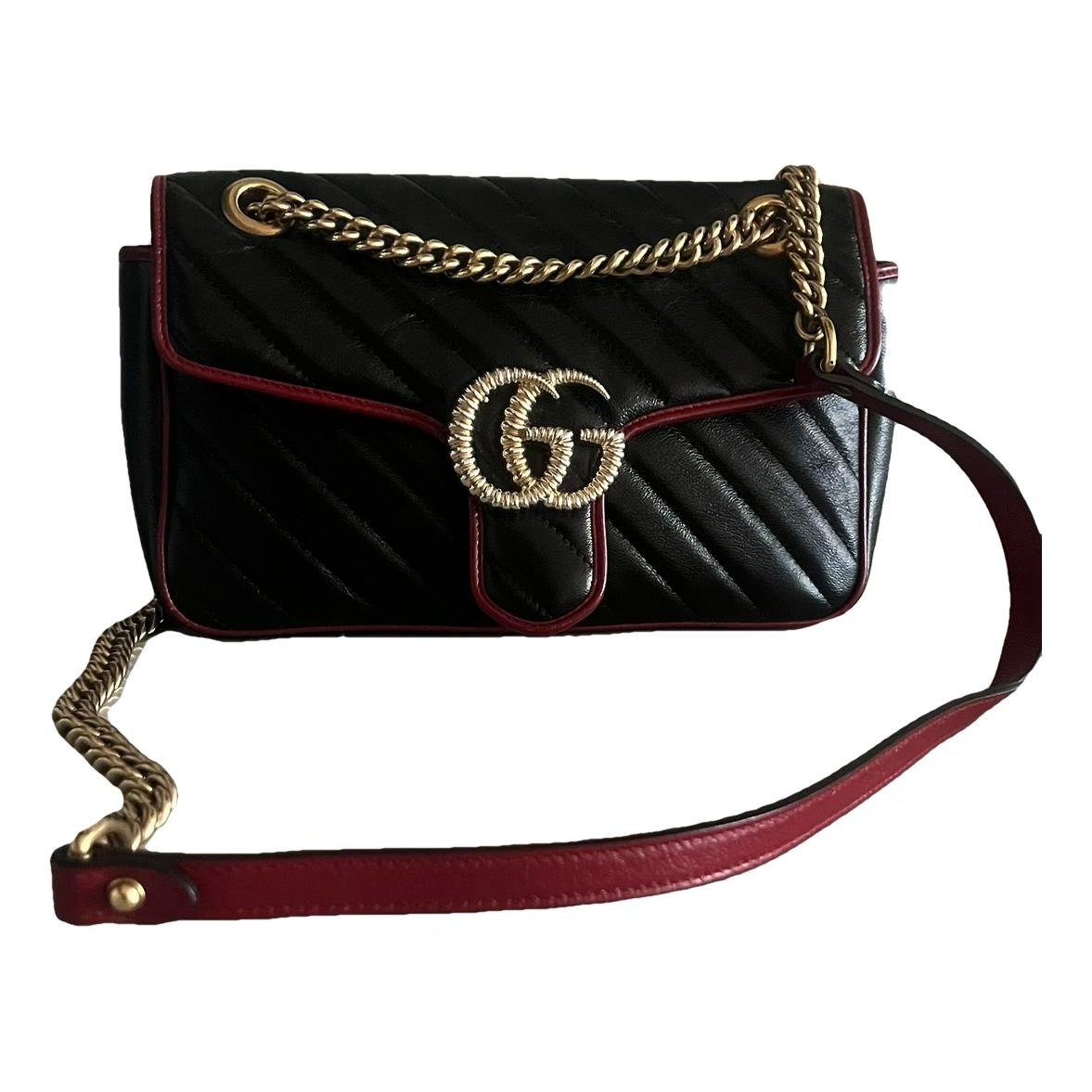 Marmont leather clutch bag