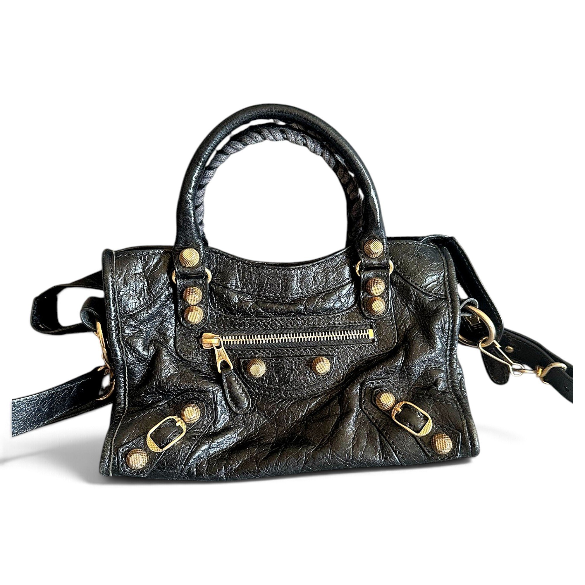 City leather crossbody bag