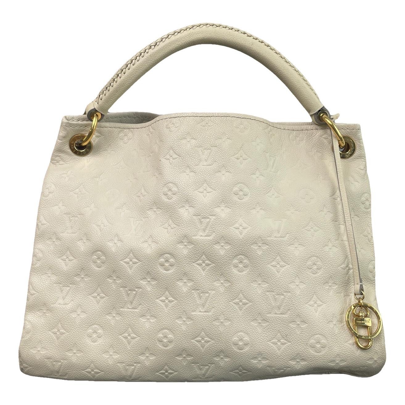 Artsy leather handbag