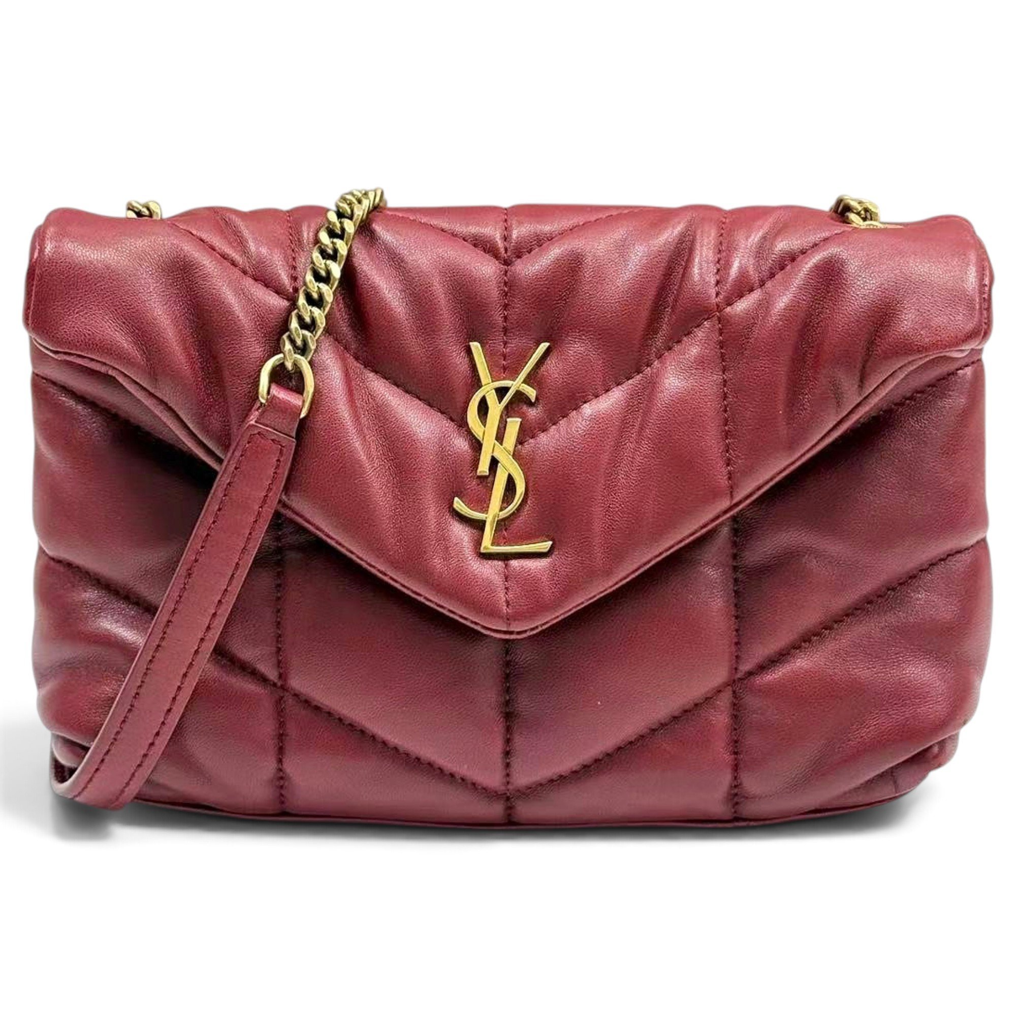Loulou Puffer leather crossbody bag