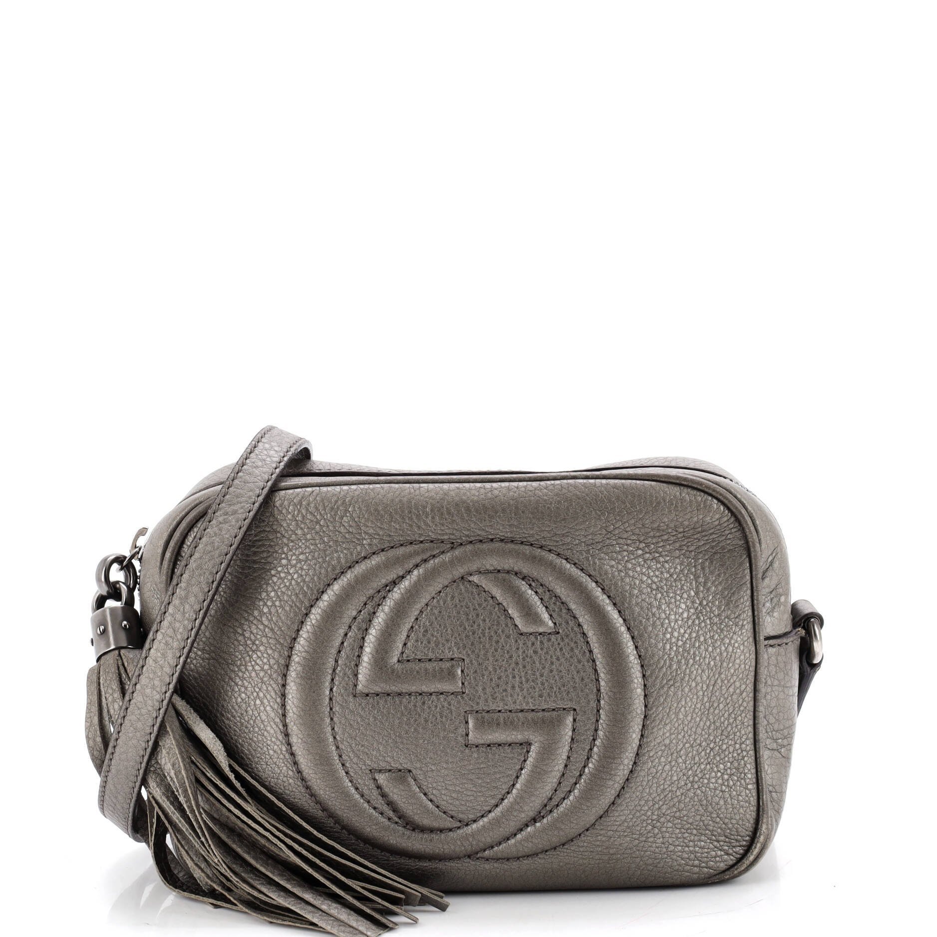 Leather crossbody bag