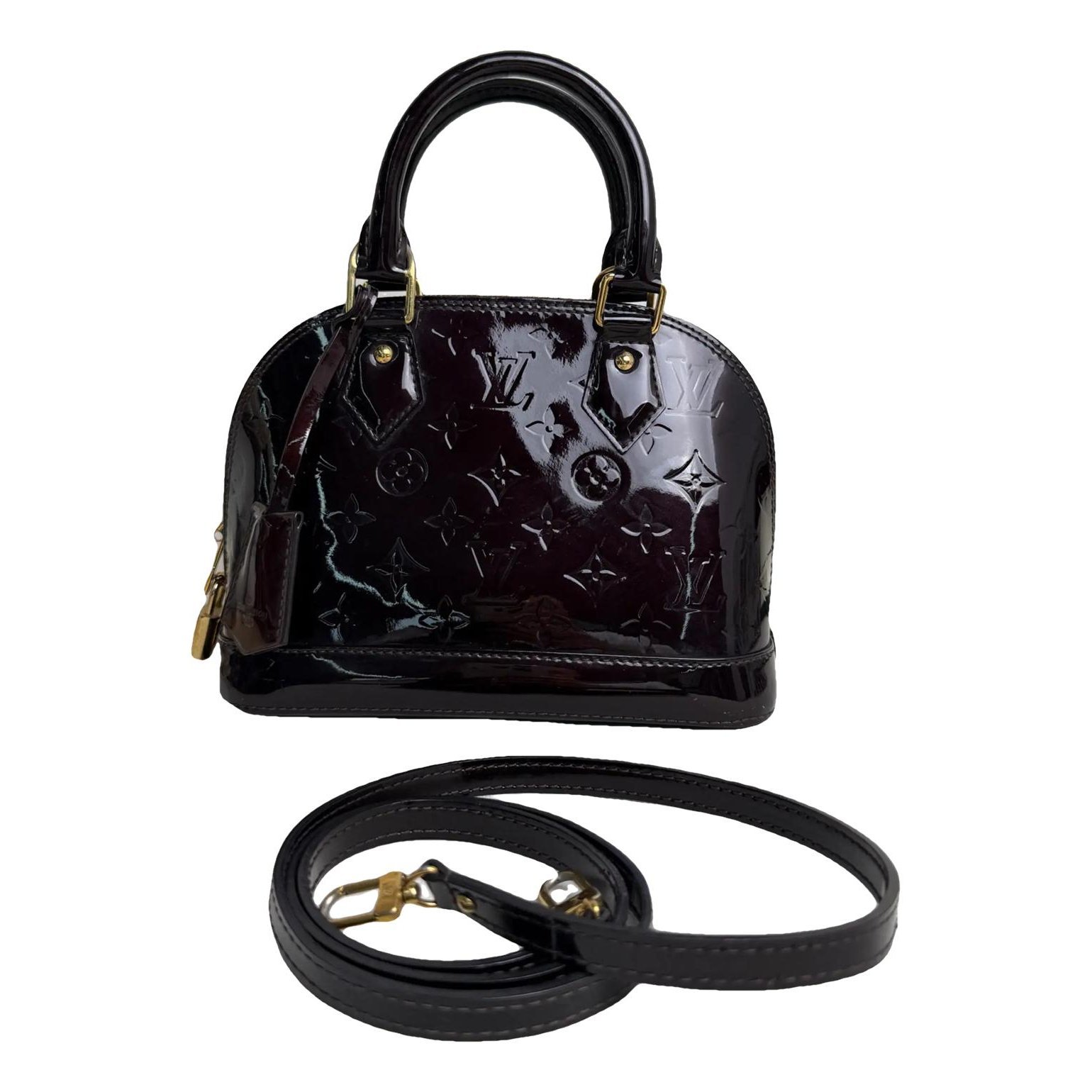 Alma BB patent leather handbag