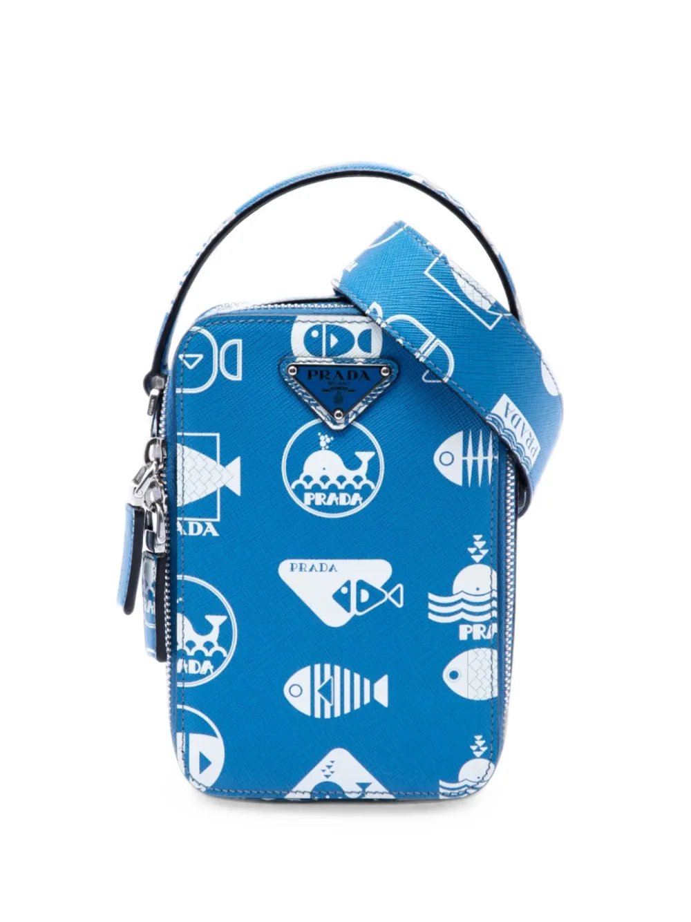 2013-2026 Saffiano Whale Brique Vertical Crossbody satchel