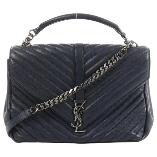 Collége monogramme leather handbag