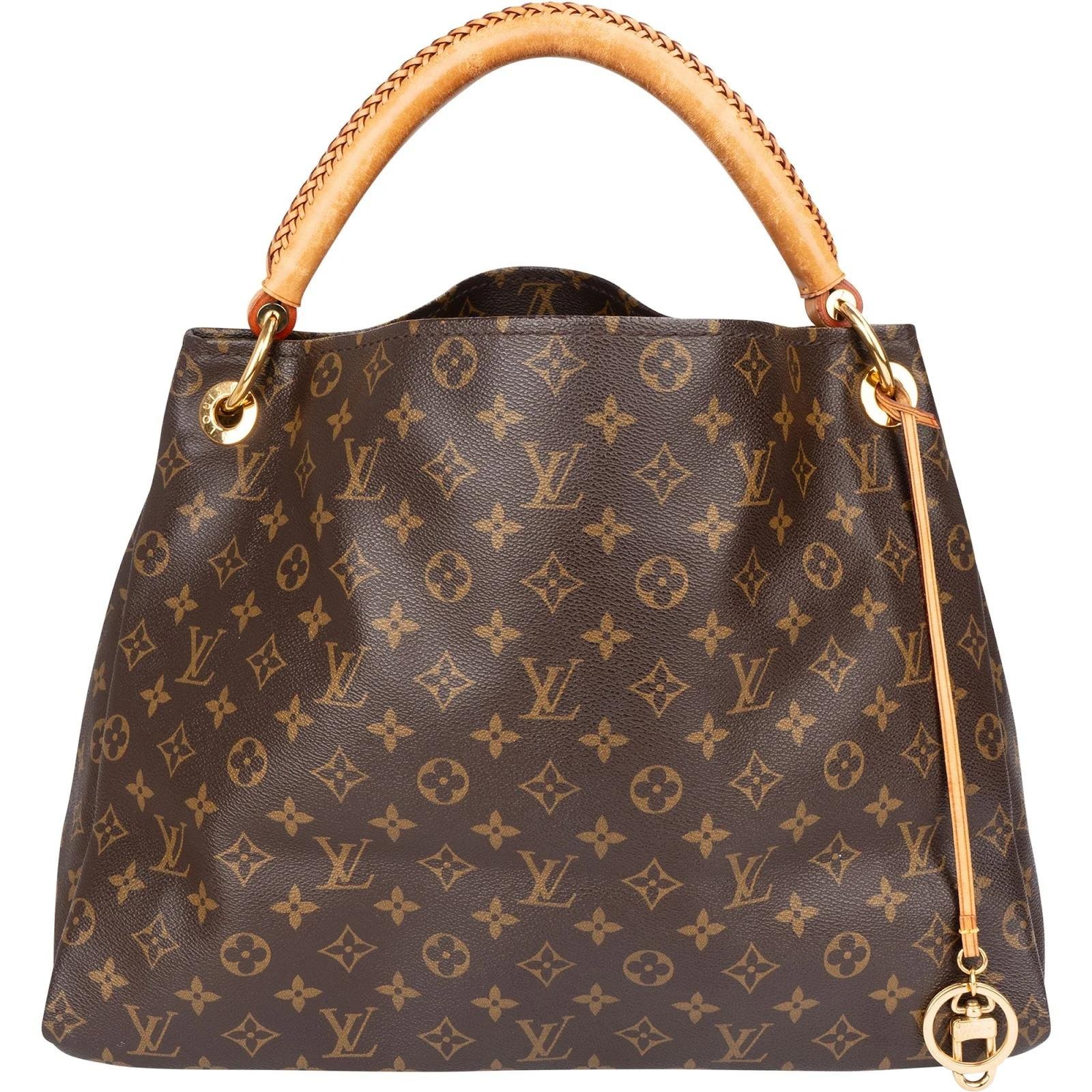 Artsy leather handbag