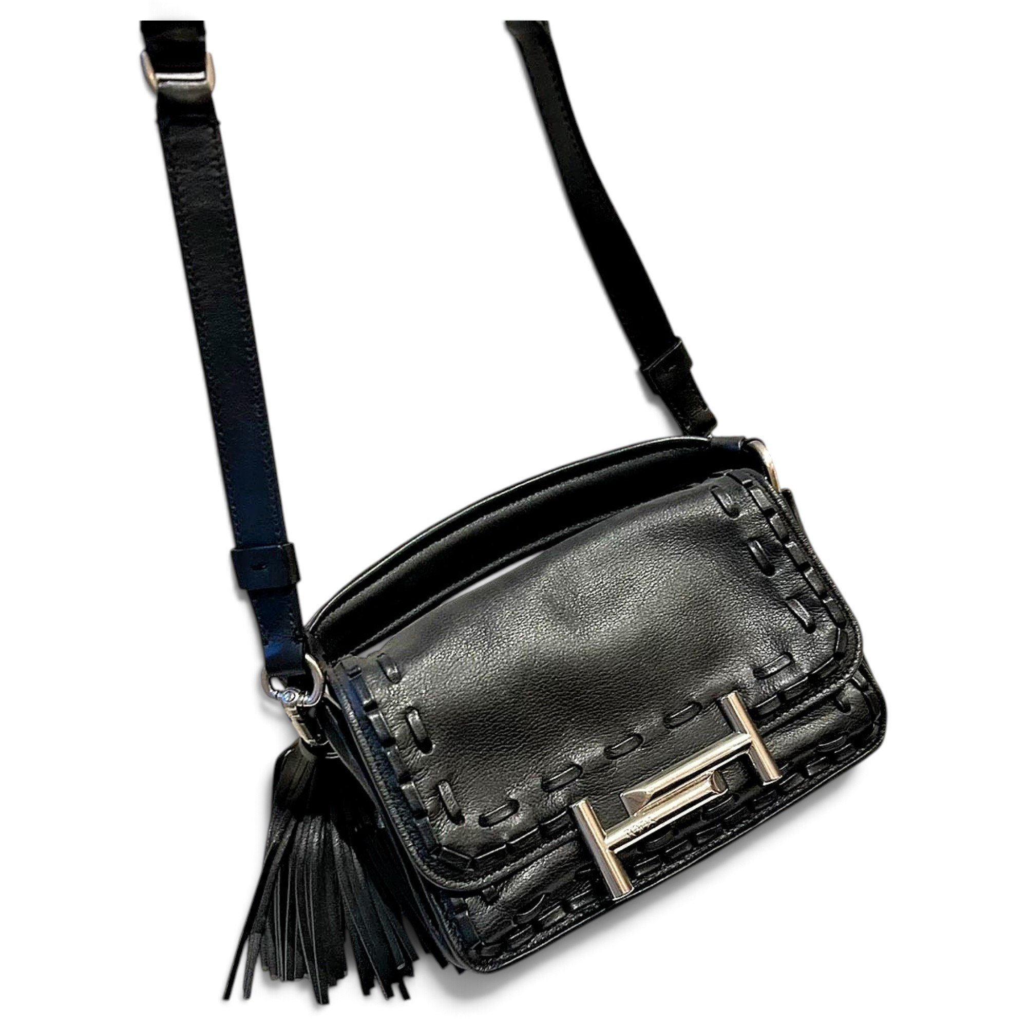 Leather crossbody bag