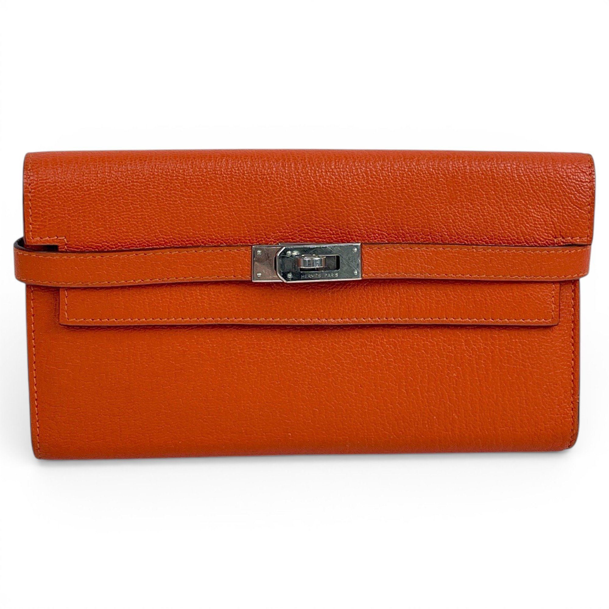 Kelly to go leather clutch bag