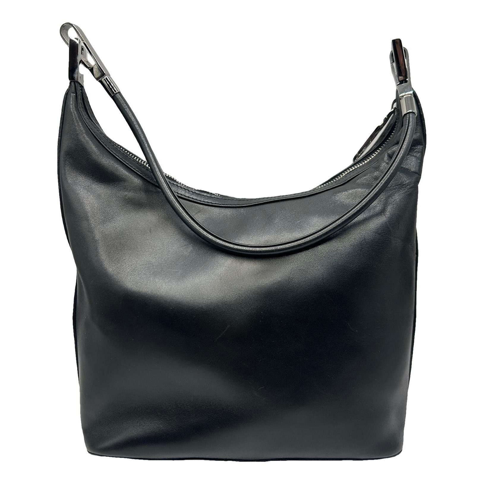 Hobo leather handbag