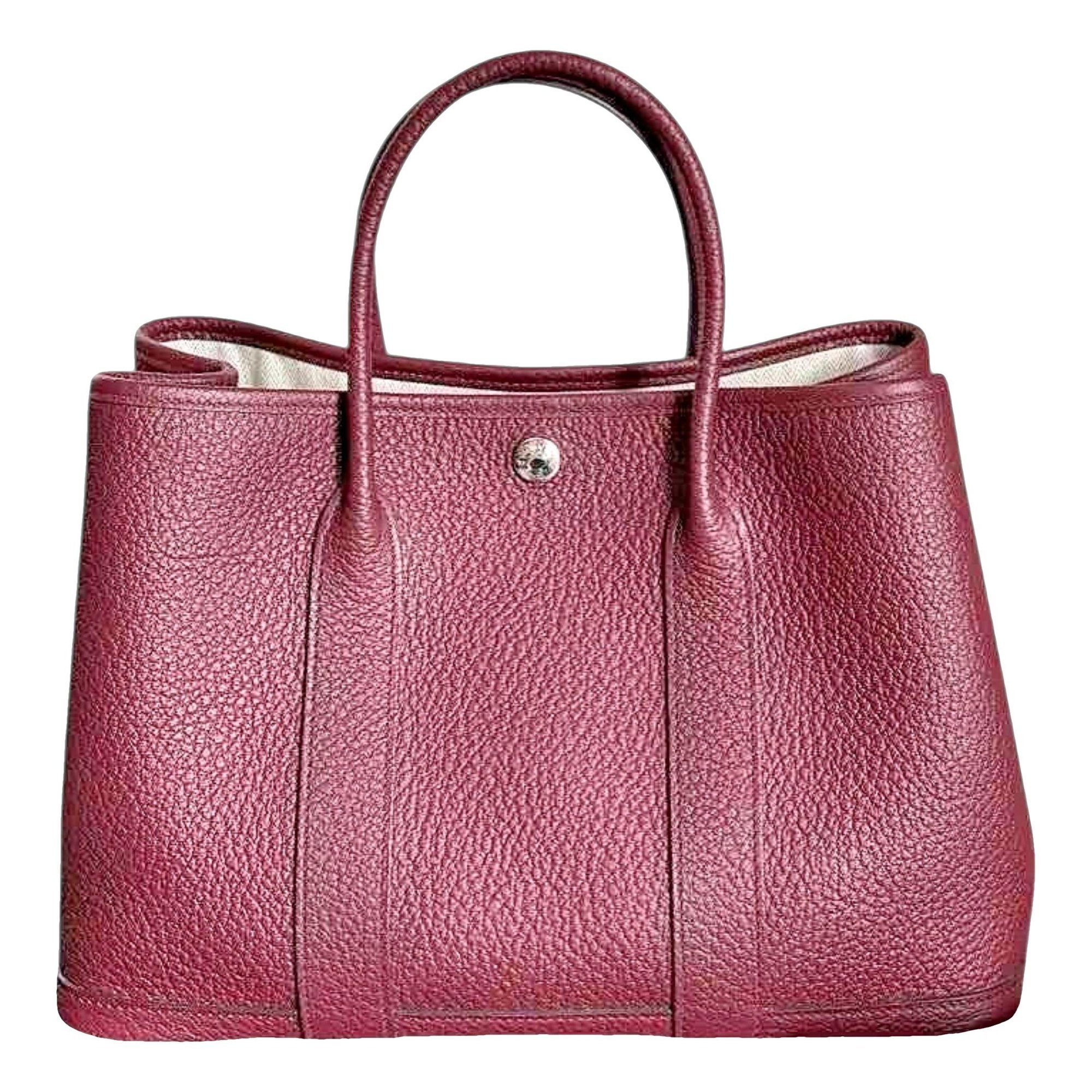Garden Party leather handbag