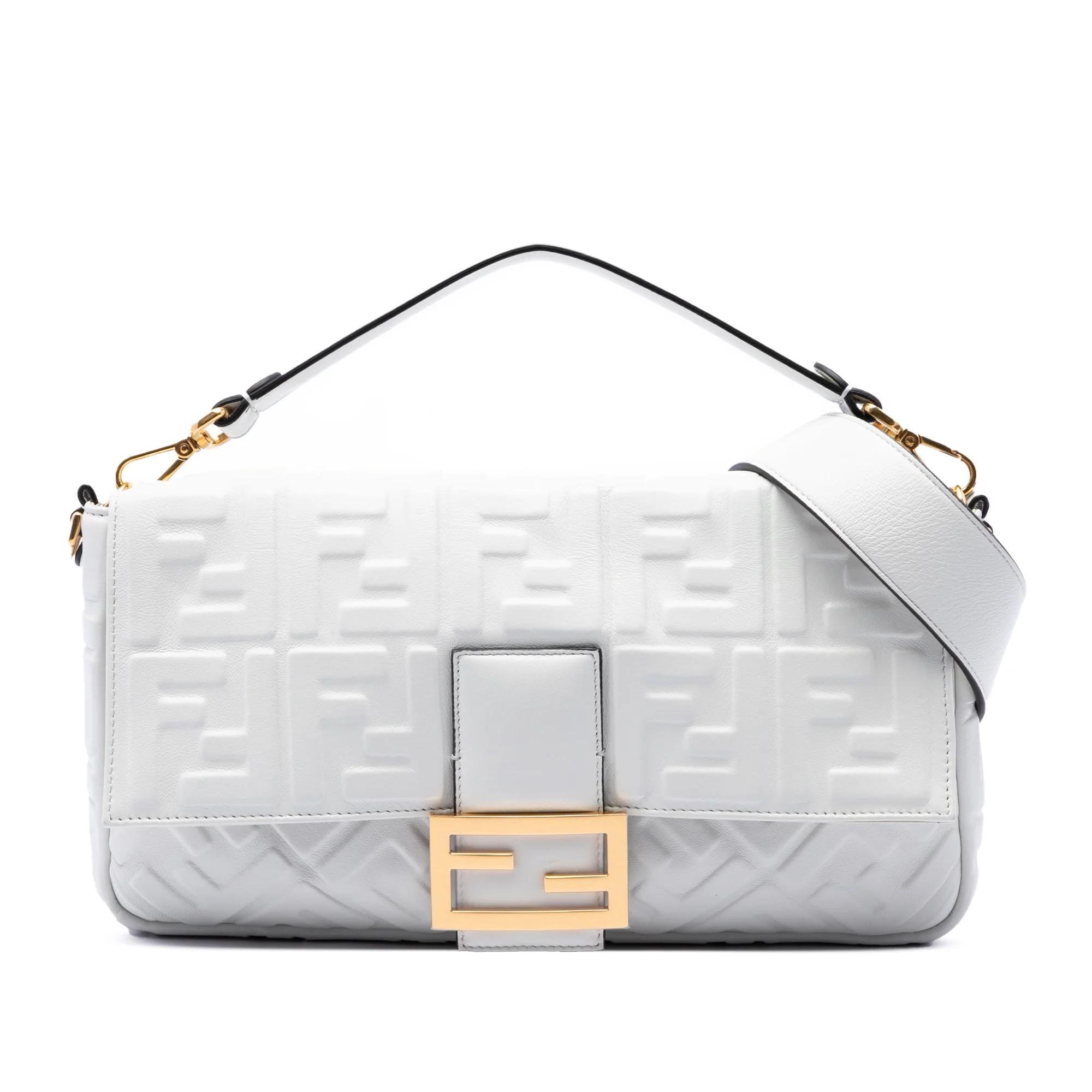 Baguette pony-style calfskin handbag