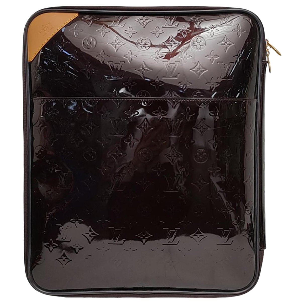 Patent leather handbag