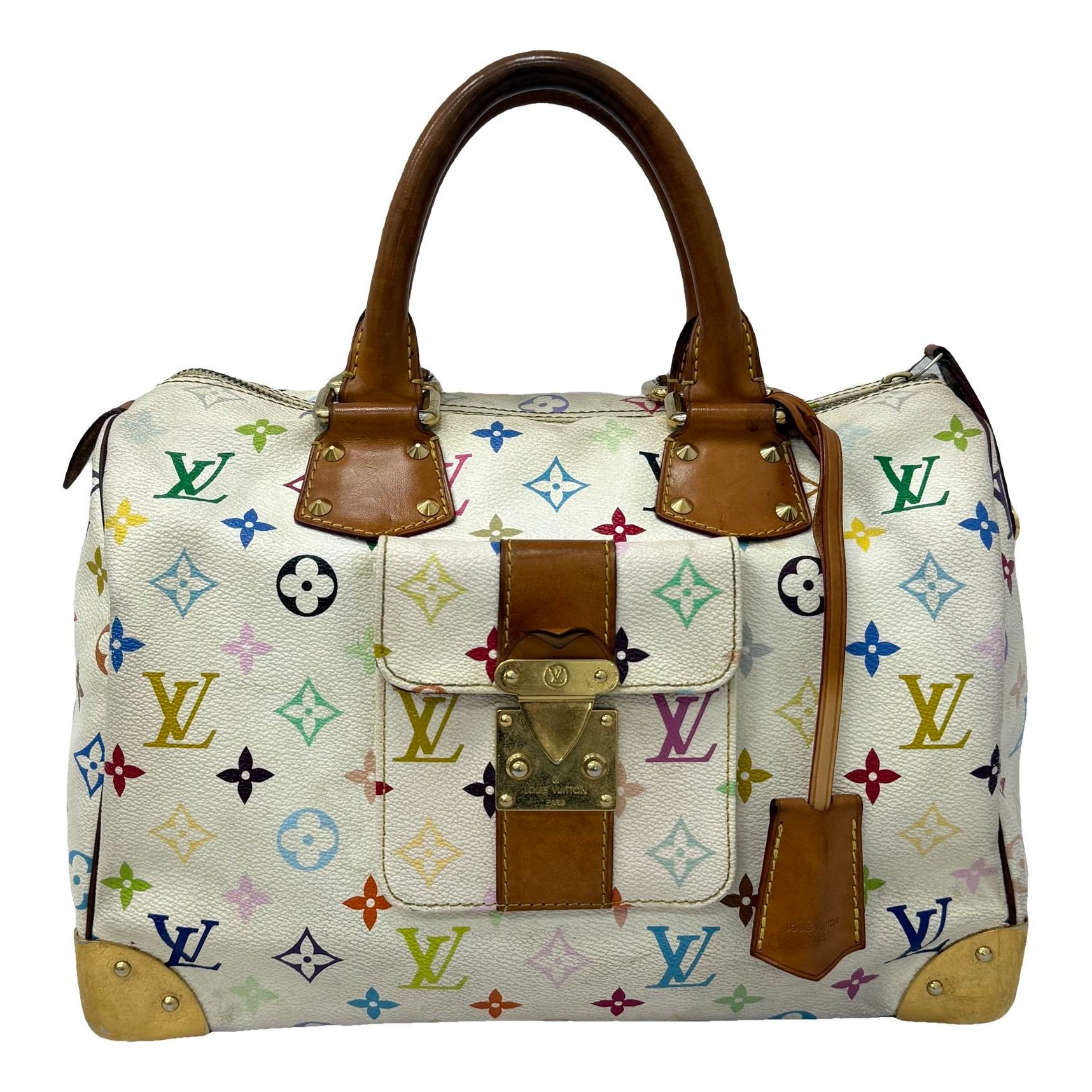 Speedy leather handbag