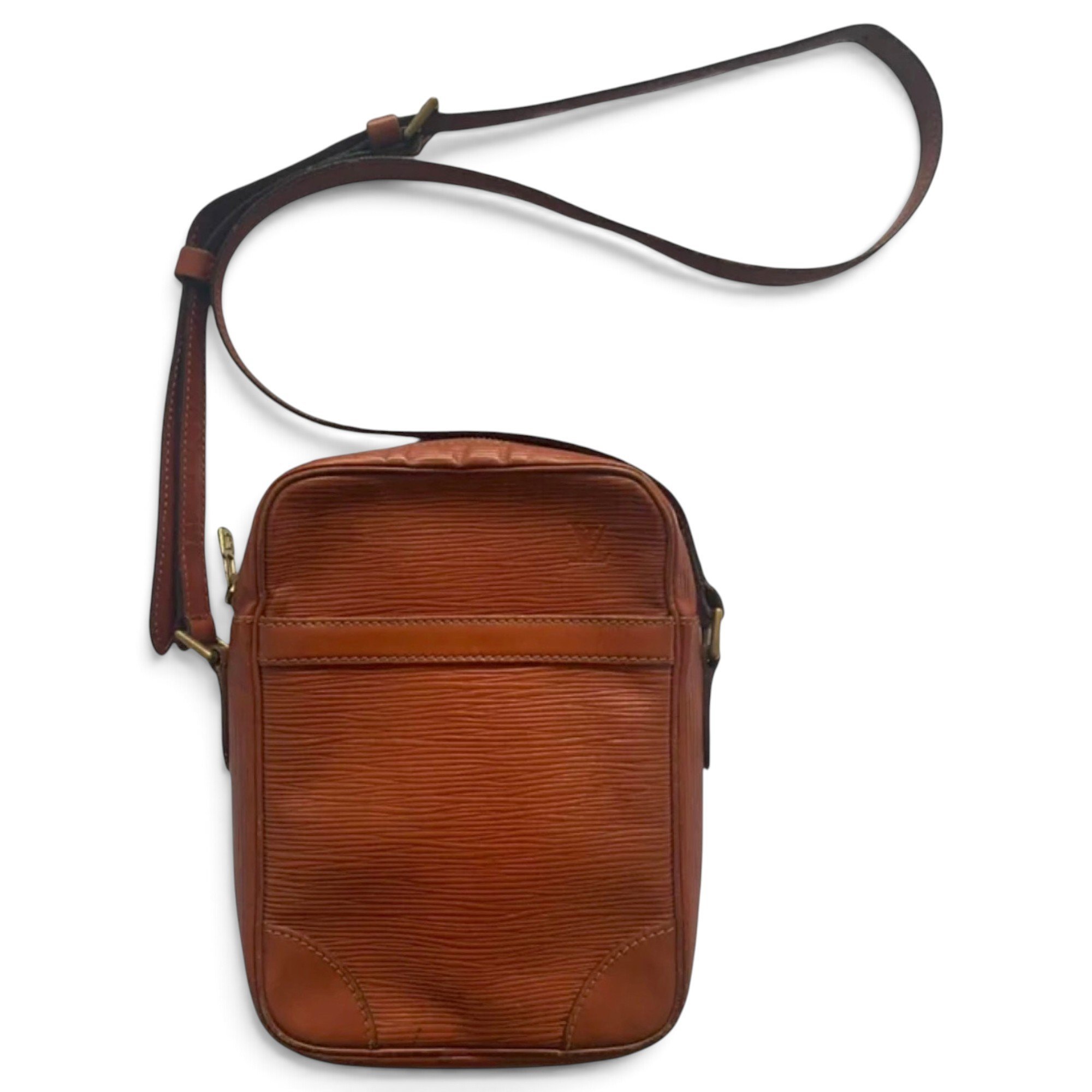 Danube leather crossbody bag