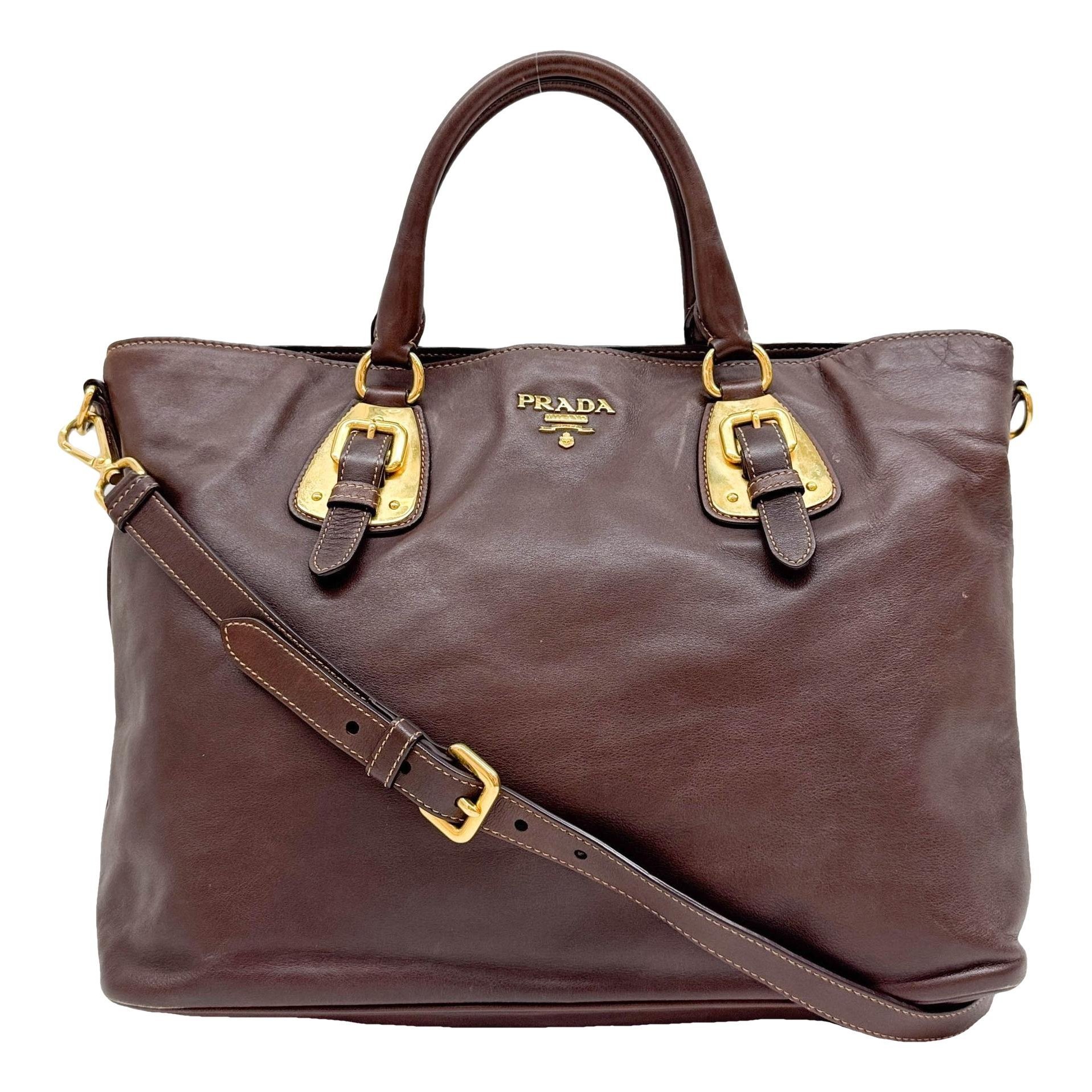 Leather handbag