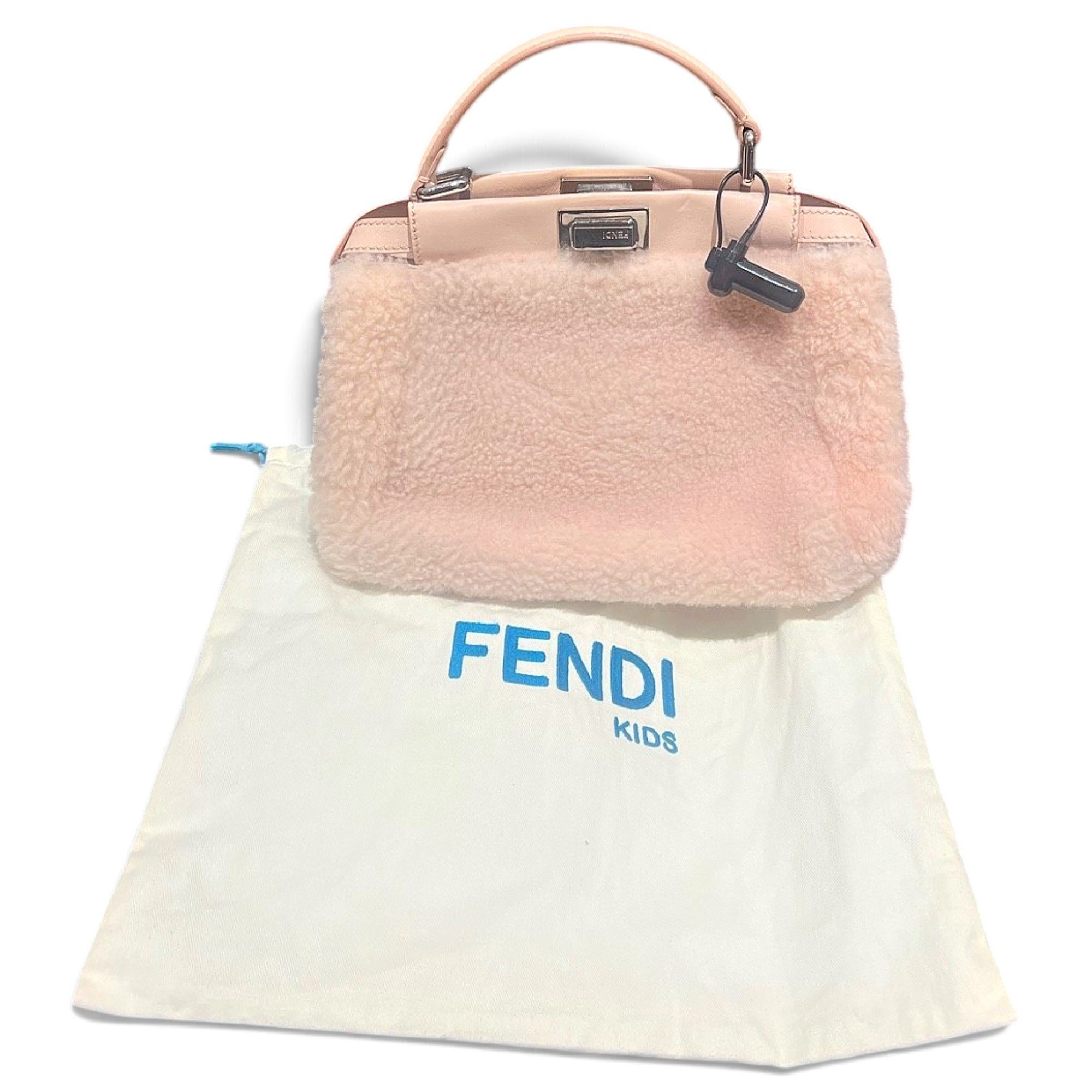 Faux fur handbag