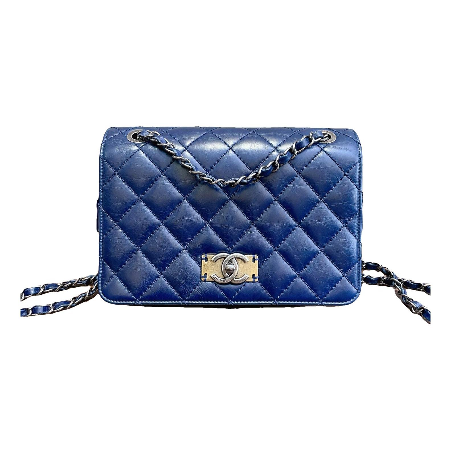 Boy leather crossbody bag
