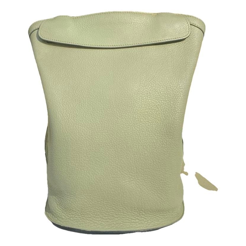 Sherpa leather backpack