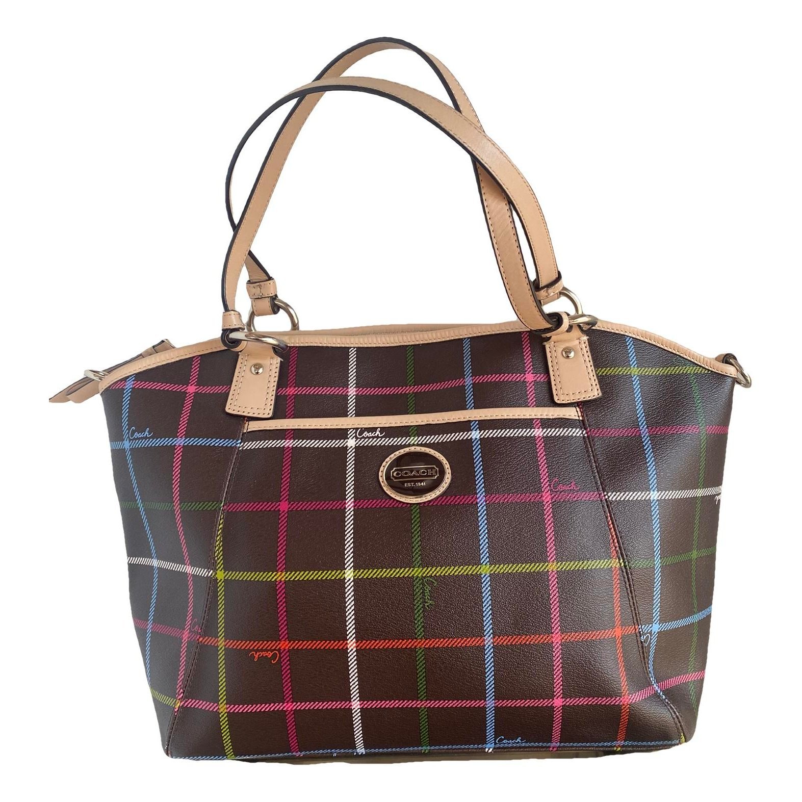Vinyl handbag