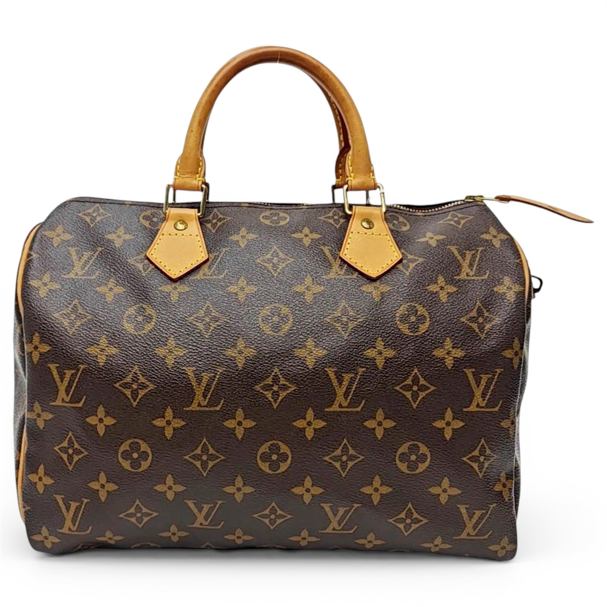Speedy leather handbag