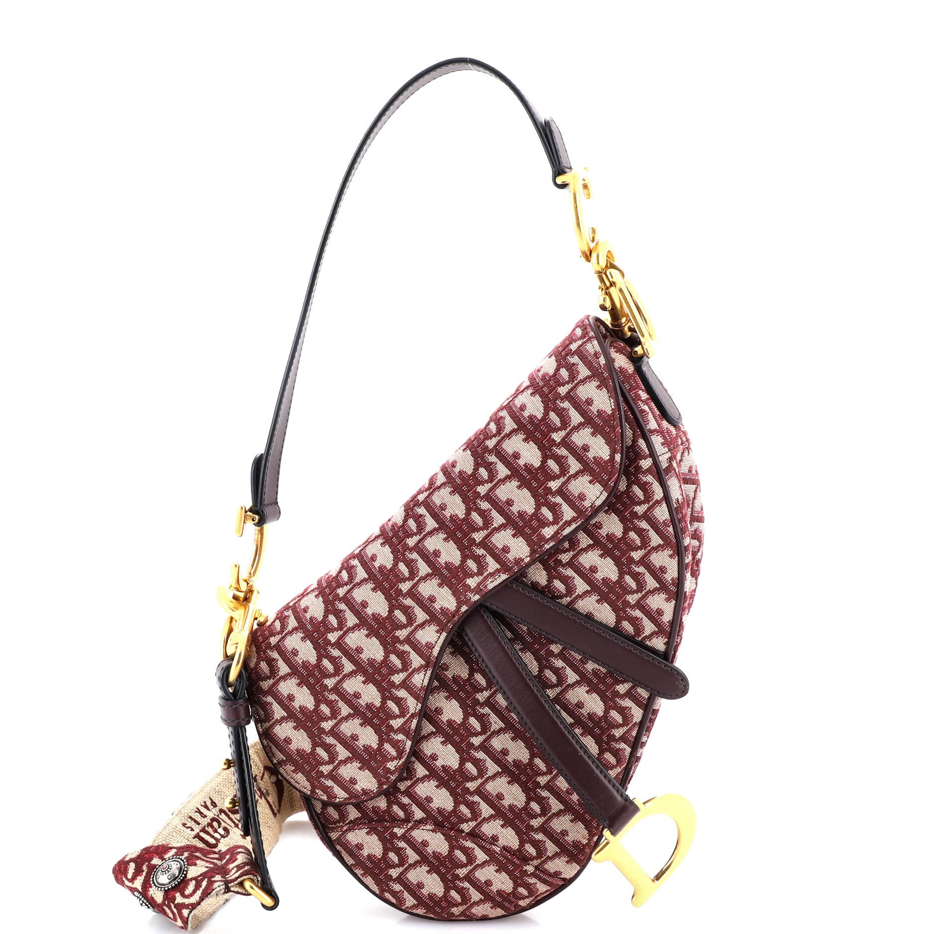 Dior Saddle Handbag Oblique Canvas Medium