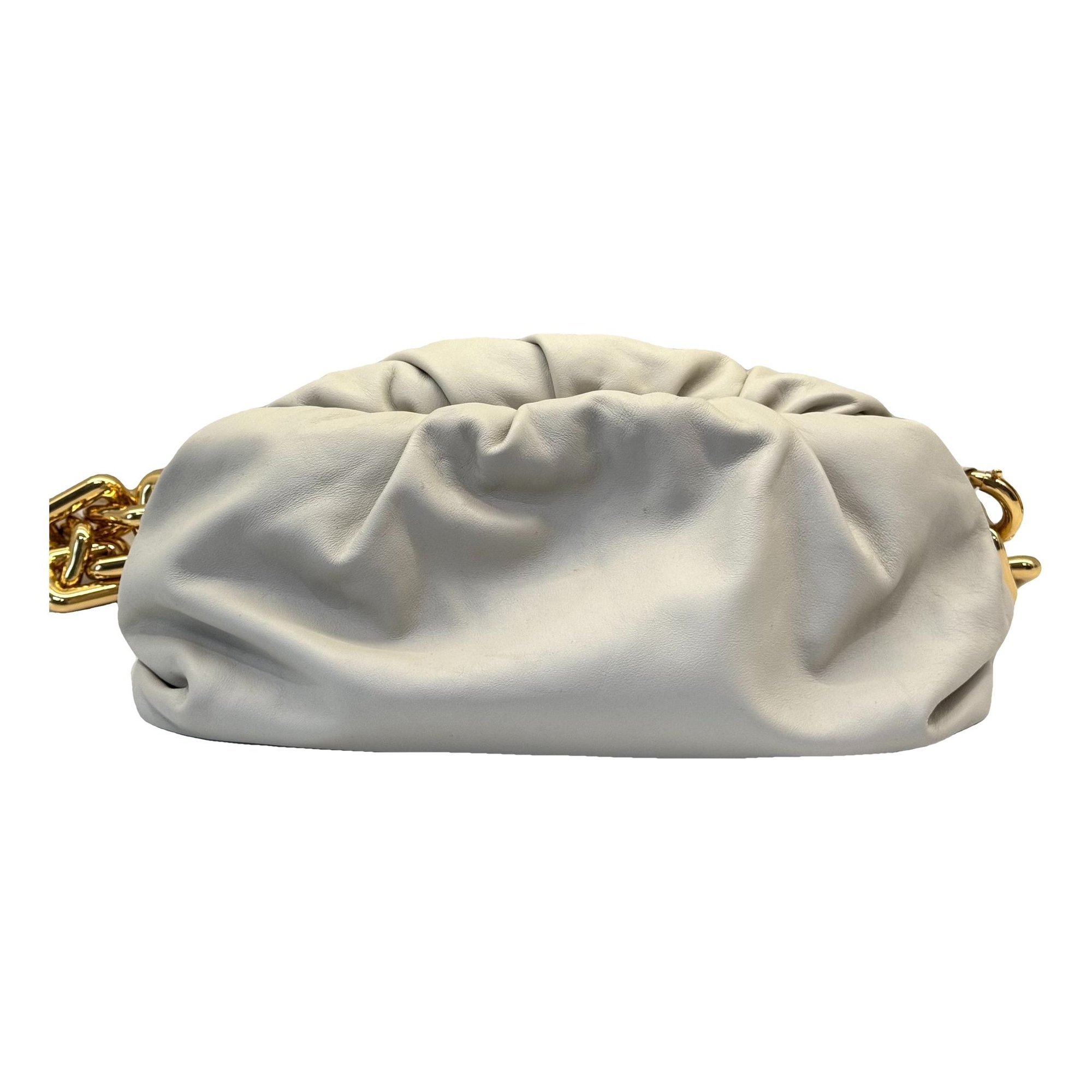Chain Pouch leather handbag
