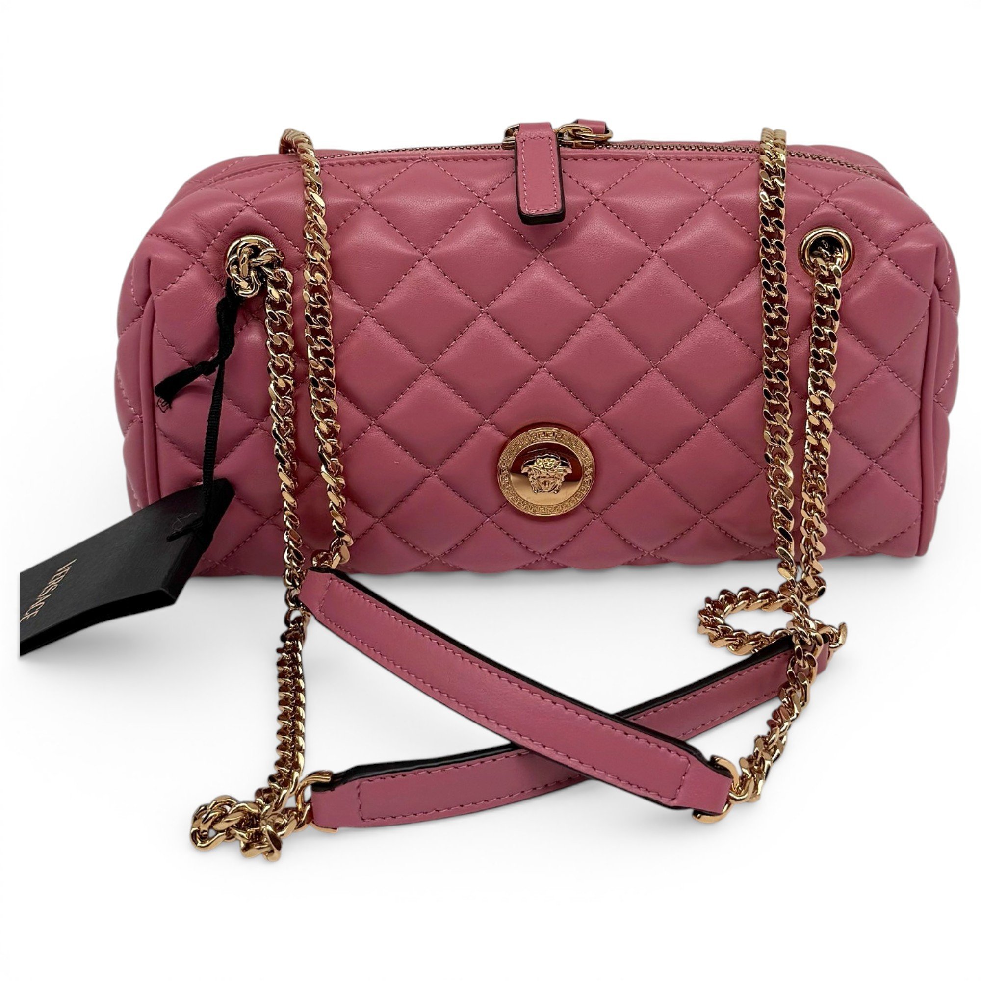 La Medusa leather handbag