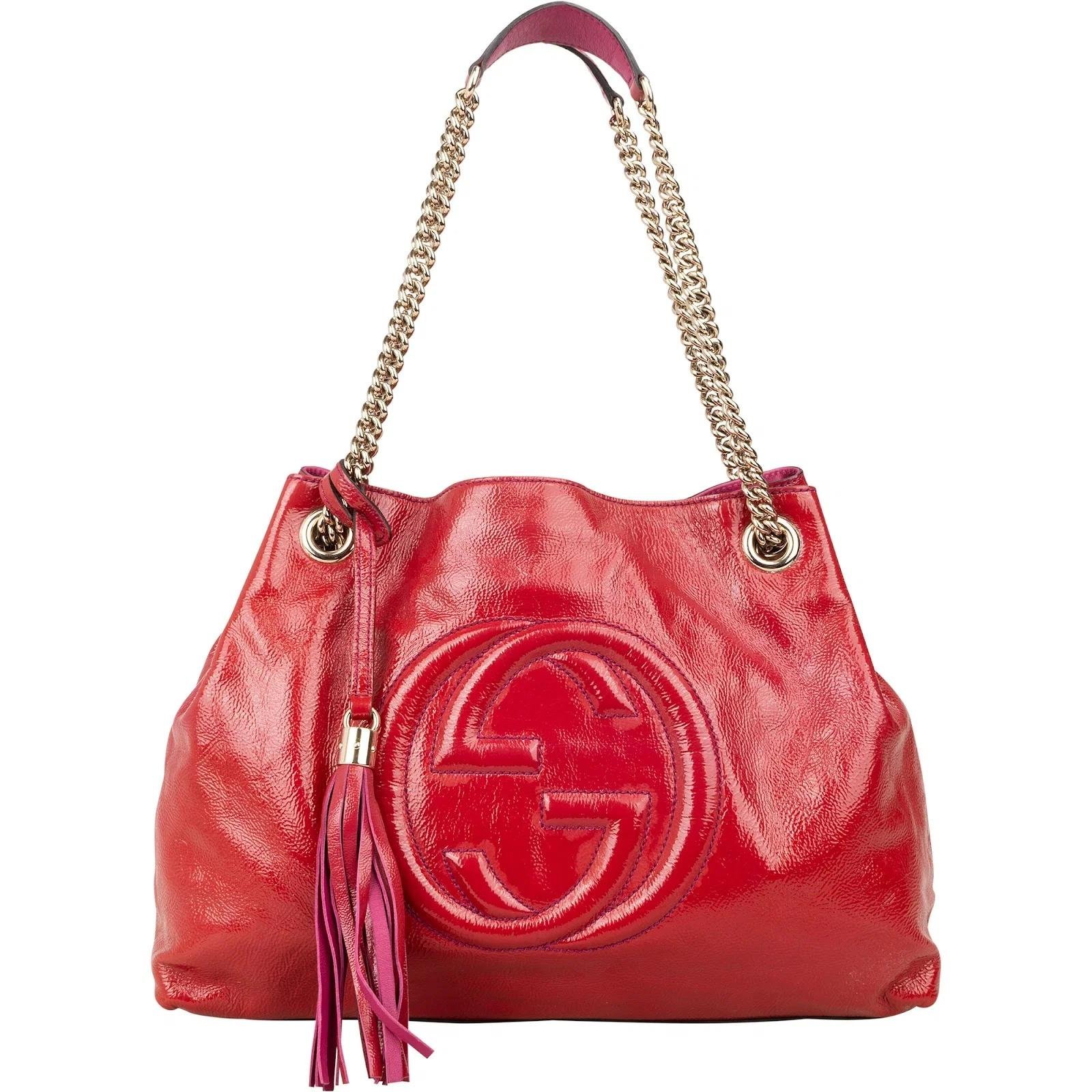 Soho Chain patent leather crossbody bag