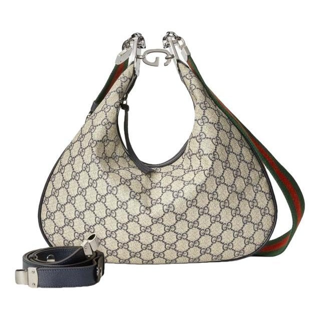 Attache leather crossbody bag