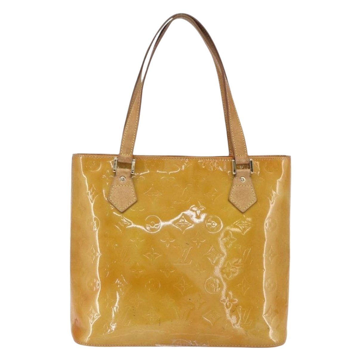 Houston patent leather handbag