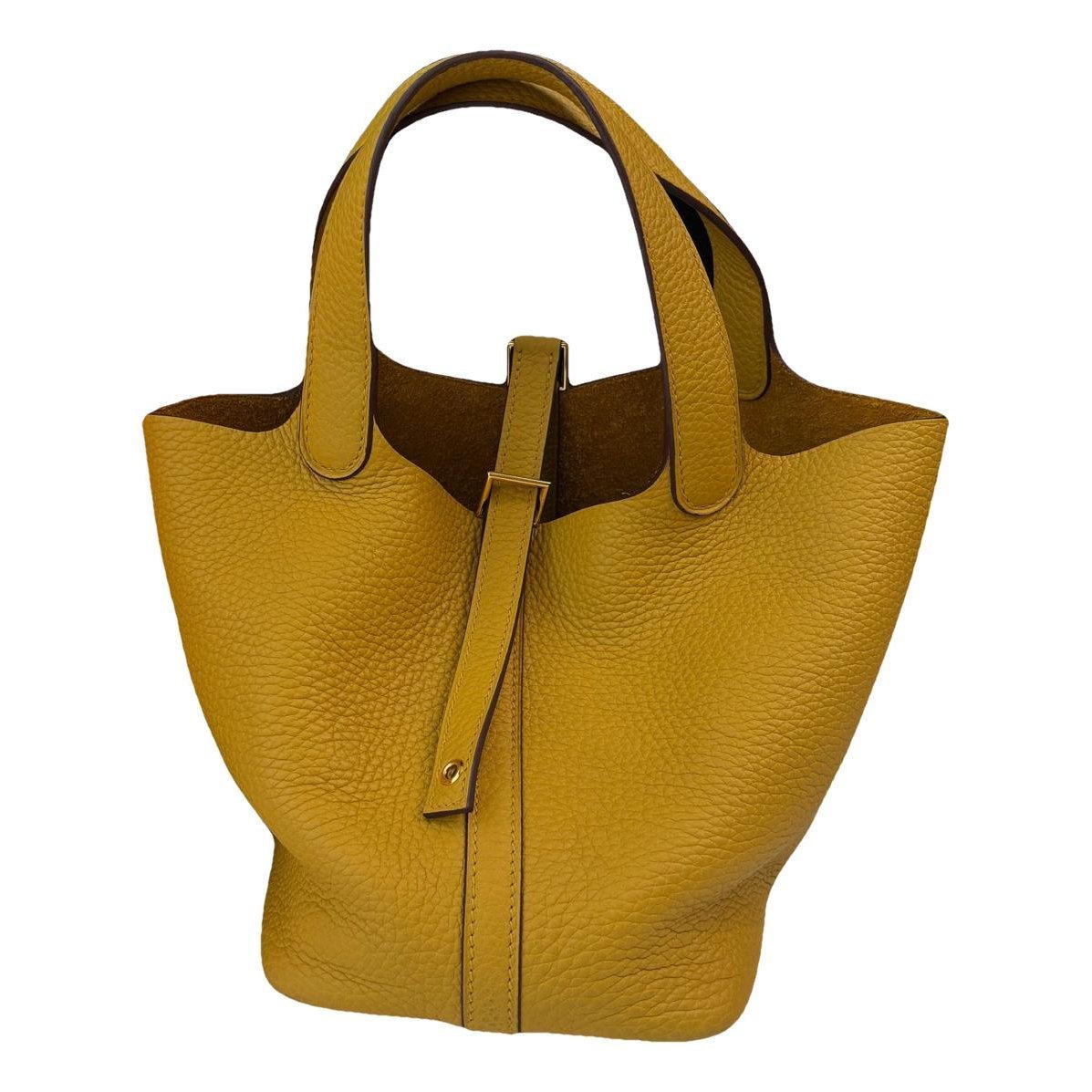 Picotin leather handbag