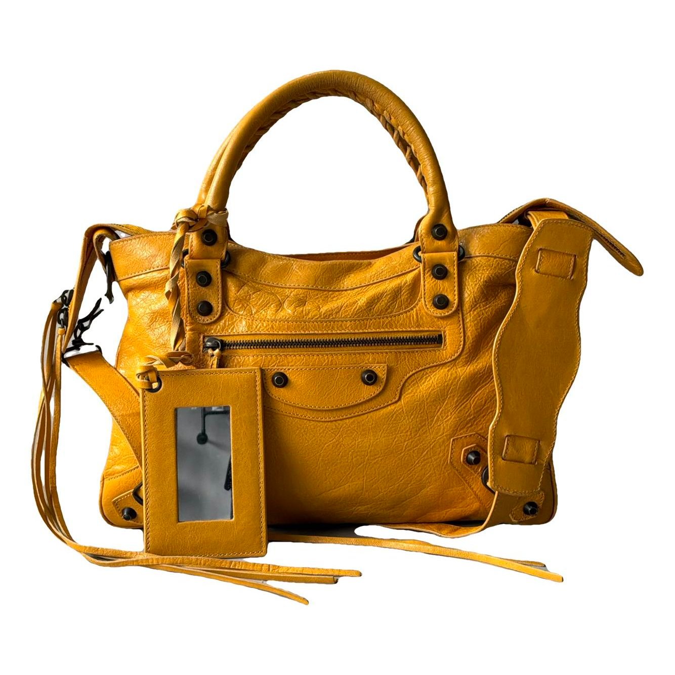 Vélo leather handbag