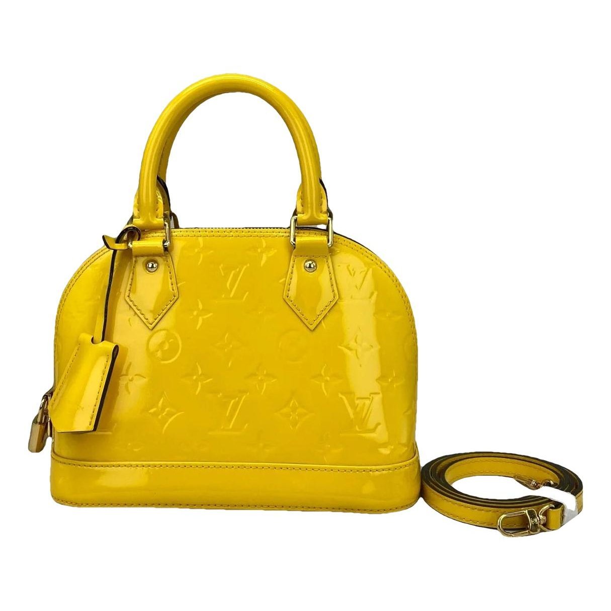 Alma BB patent leather handbag