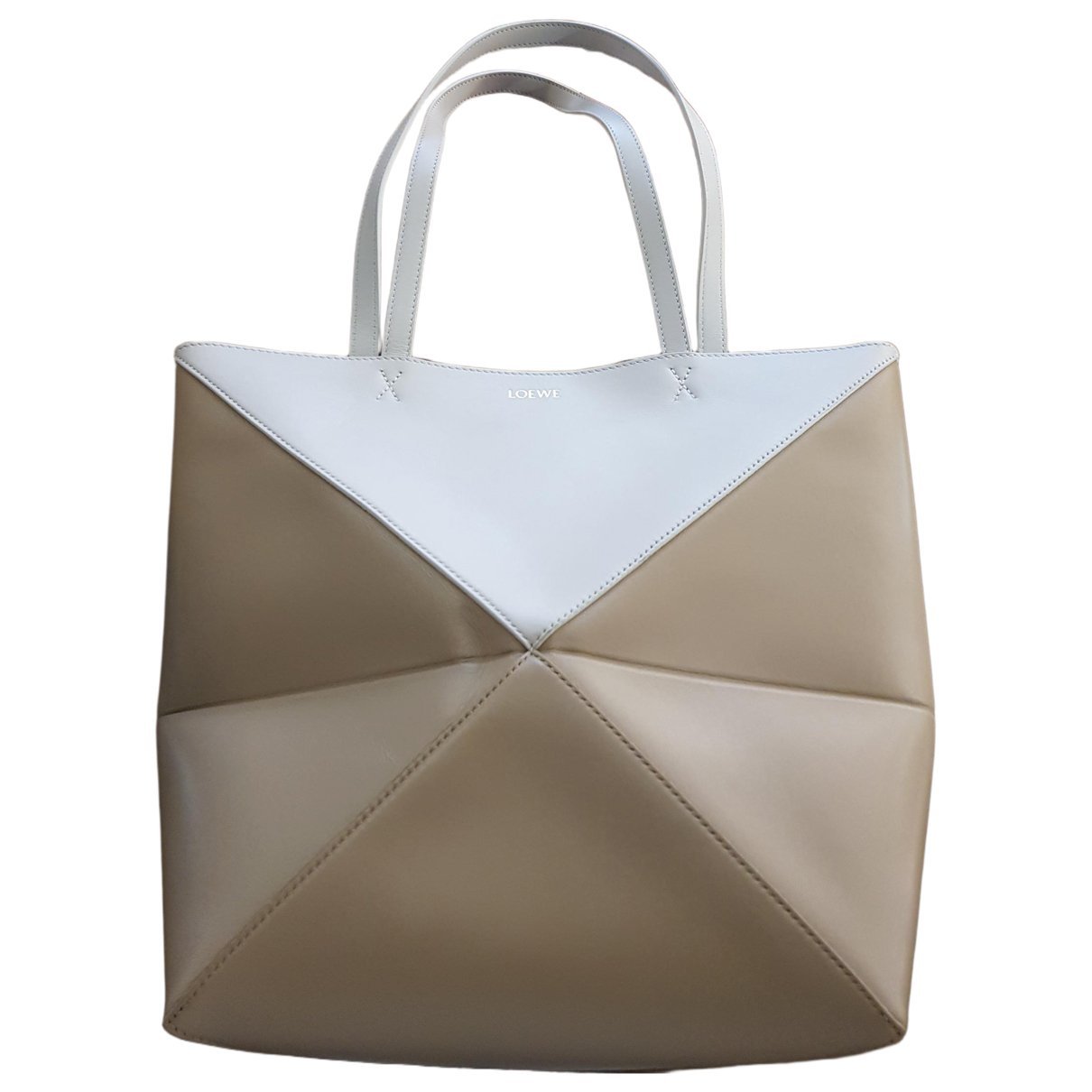 Puzzle Fold leather handbag