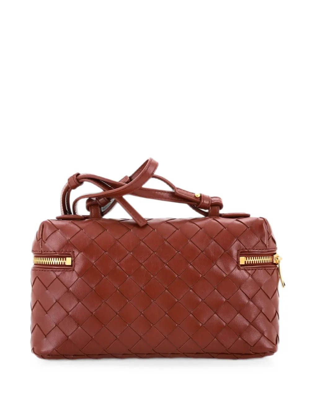 Bang Bang Vanity Case Intrecciato Leather crossbody bag