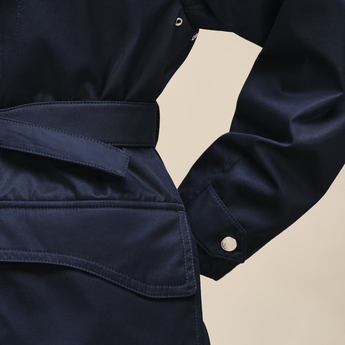 Bleu Noir Harness Coat