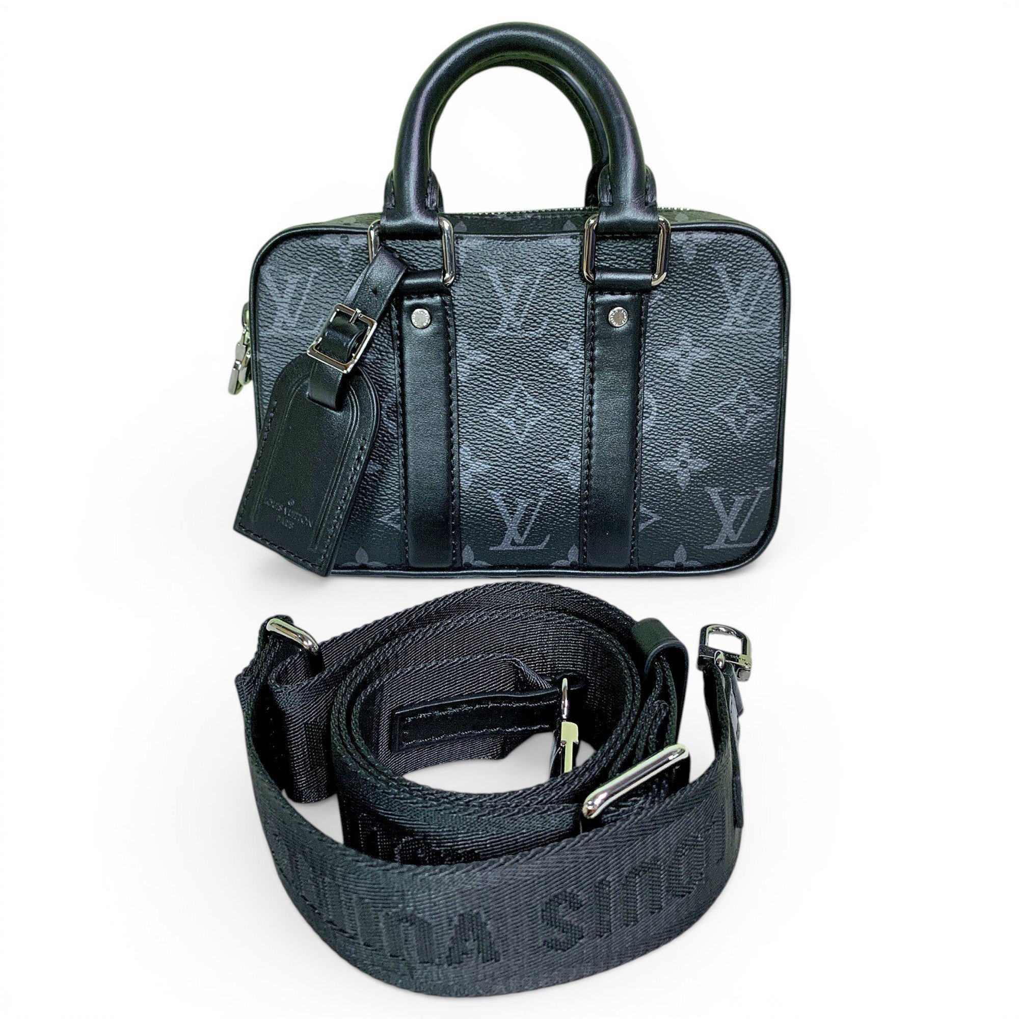 Louis Vuitton Nano Speedy / Mini HL leather tote