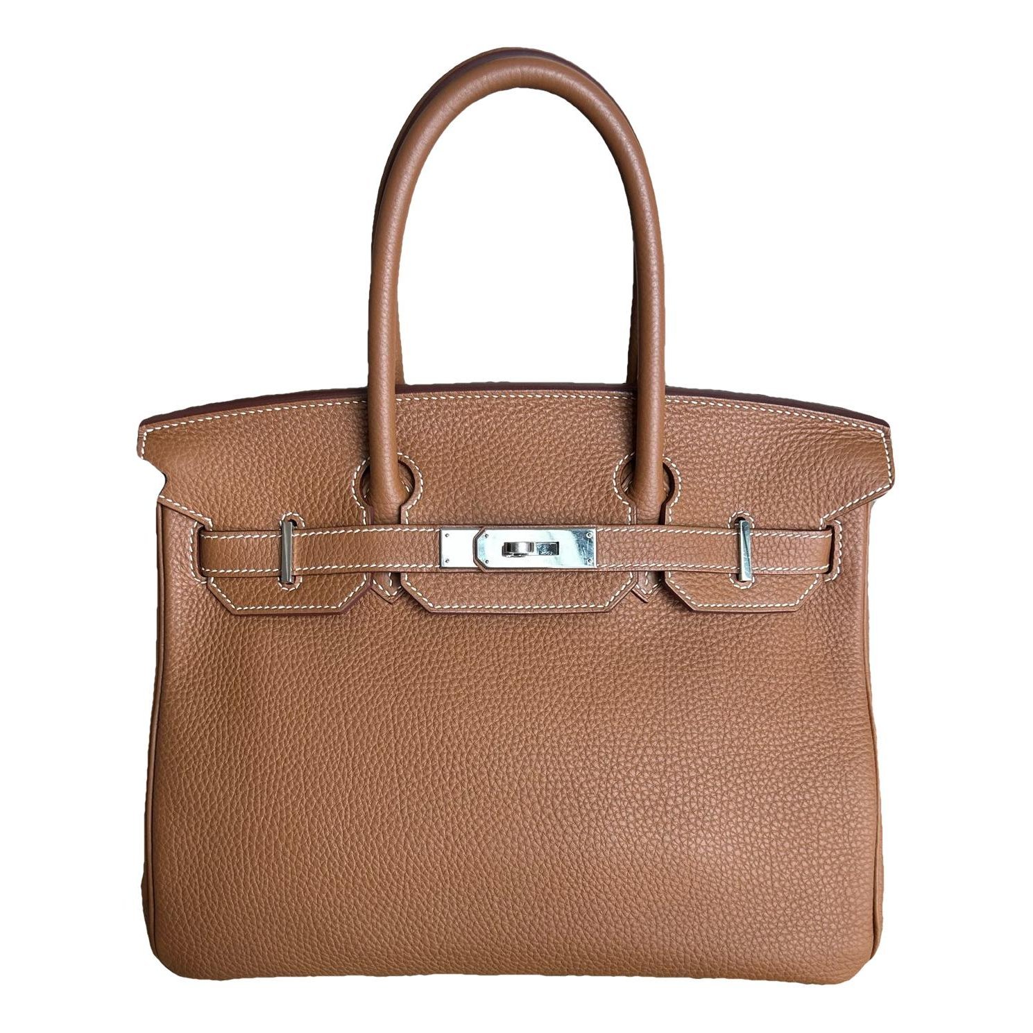 Birkin 30 leather handbag