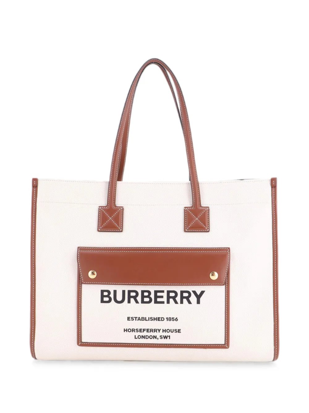 Freya Shopping Canvas with Leather Medium tote bag